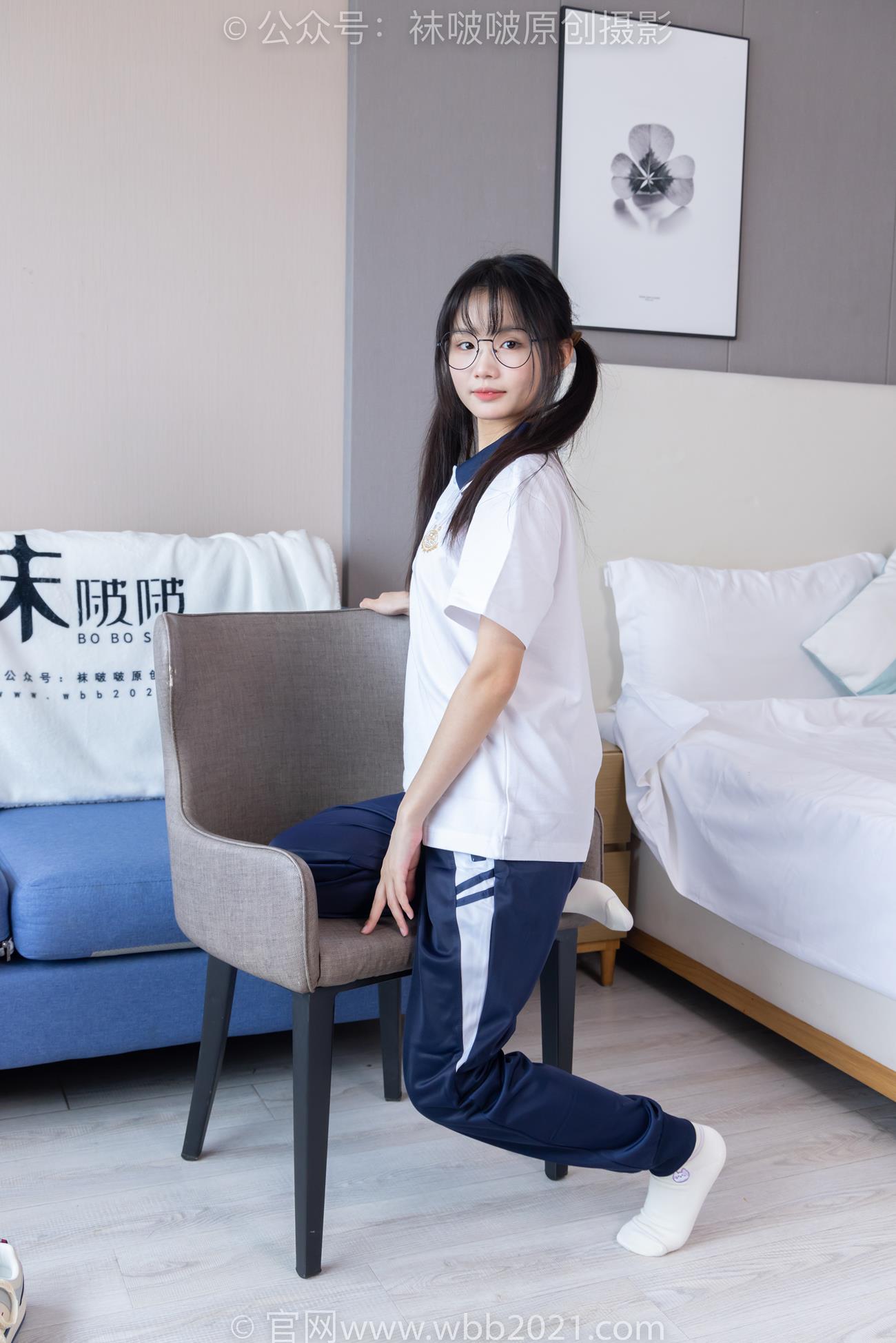 图片[40]-[BoBoSocks袜啵啵]NO.446 甜甜圈 板鞋、白棉袜、白丝、校服裤里丝[110P] – 速更版-美库