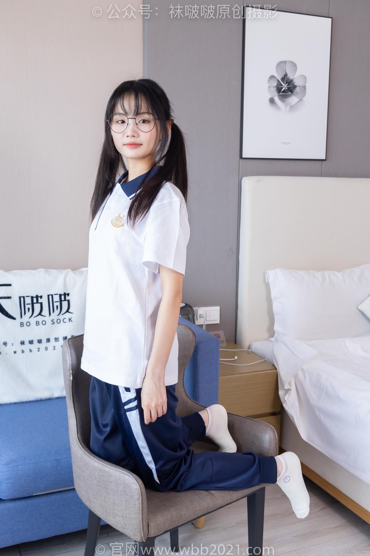 图片[50]-[BoBoSocks袜啵啵]NO.446 甜甜圈 板鞋、白棉袜、白丝、校服裤里丝[110P] – 速更版-美库