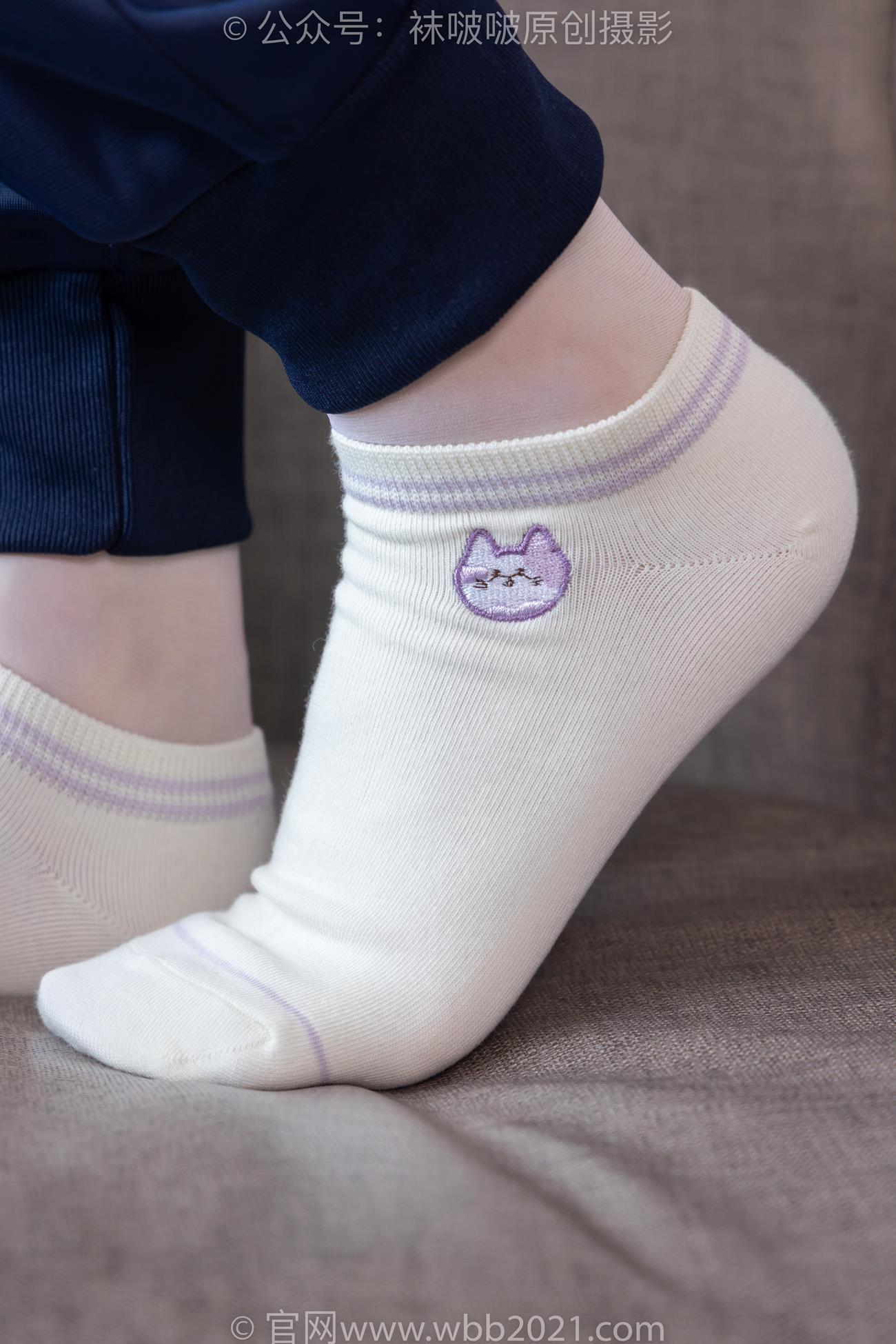 图片[57]-[BoBoSocks袜啵啵]NO.446 甜甜圈 板鞋、白棉袜、白丝、校服裤里丝[110P] – 速更版-美库