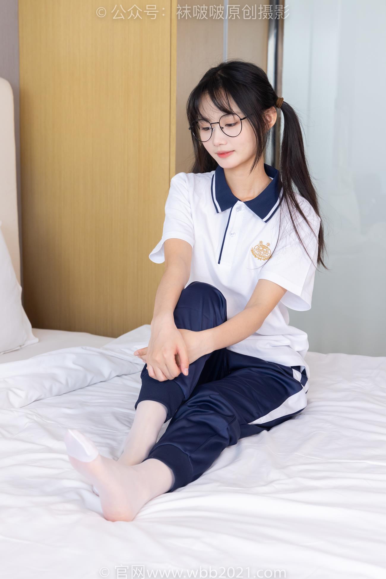 图片[80]-[BoBoSocks袜啵啵]NO.446 甜甜圈 板鞋、白棉袜、白丝、校服裤里丝[110P] – 速更版-美库