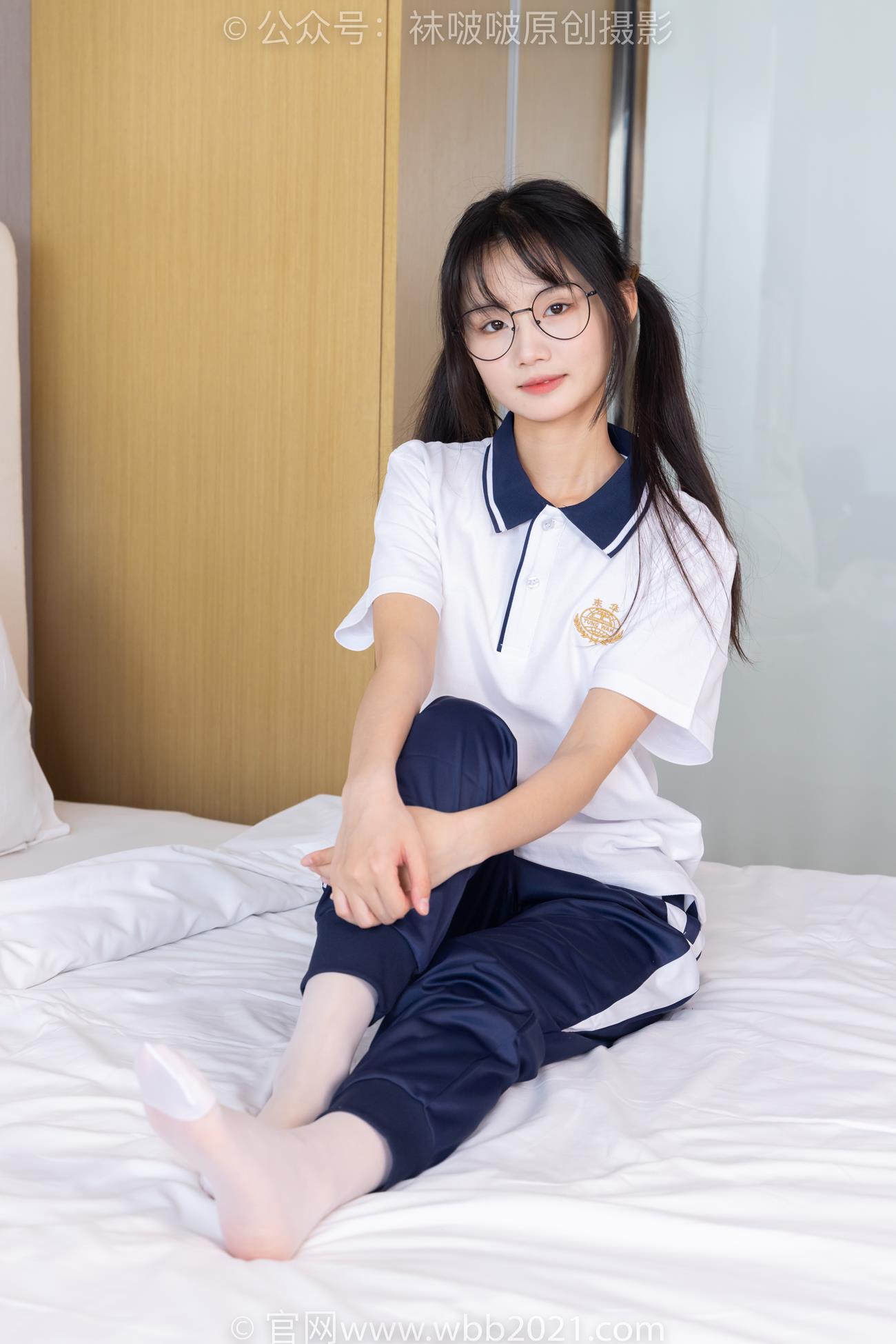 图片[81]-[BoBoSocks袜啵啵]NO.446 甜甜圈 板鞋、白棉袜、白丝、校服裤里丝[110P] – 速更版-美库