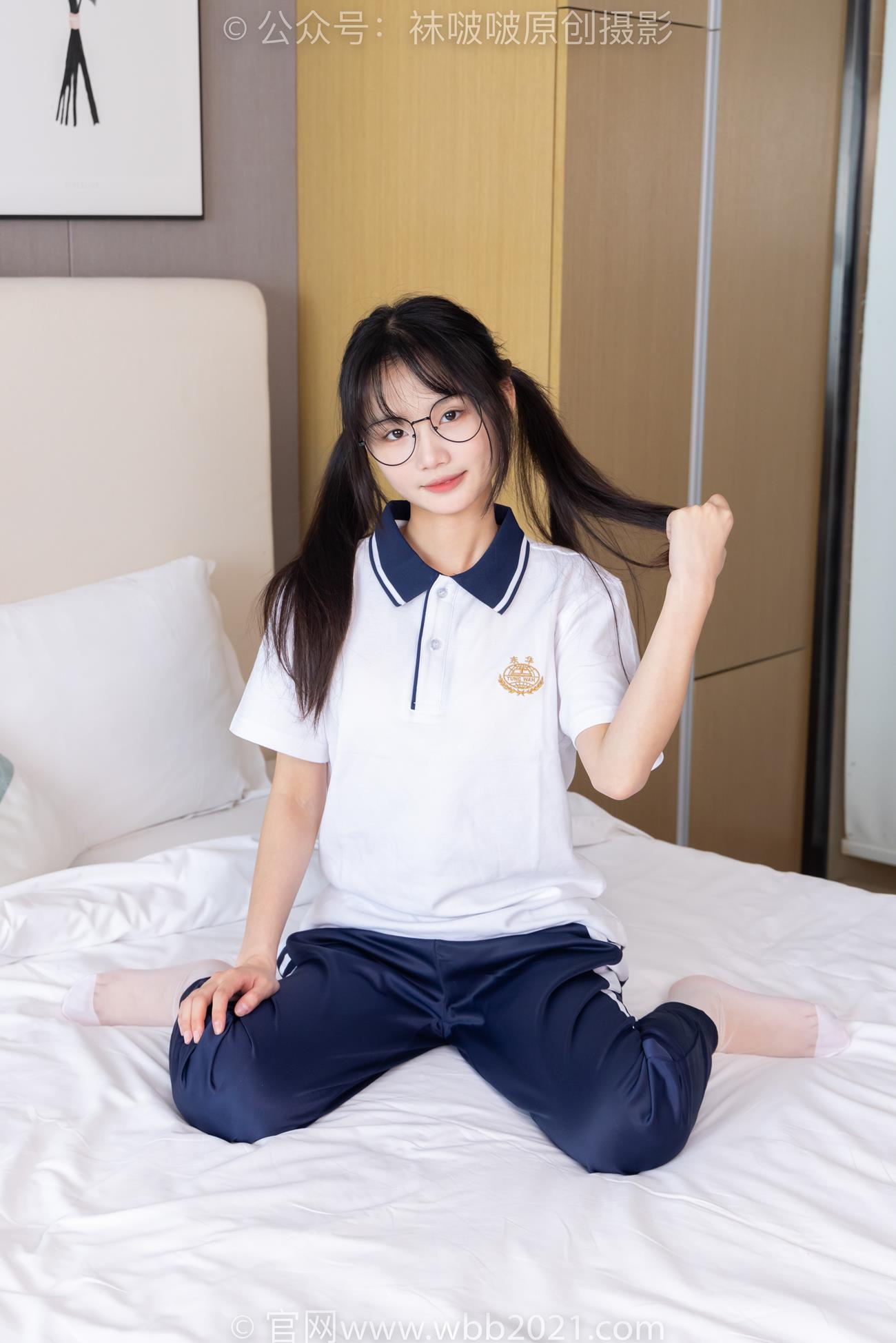 图片[92]-[BoBoSocks袜啵啵]NO.446 甜甜圈 板鞋、白棉袜、白丝、校服裤里丝[110P] – 速更版-美库