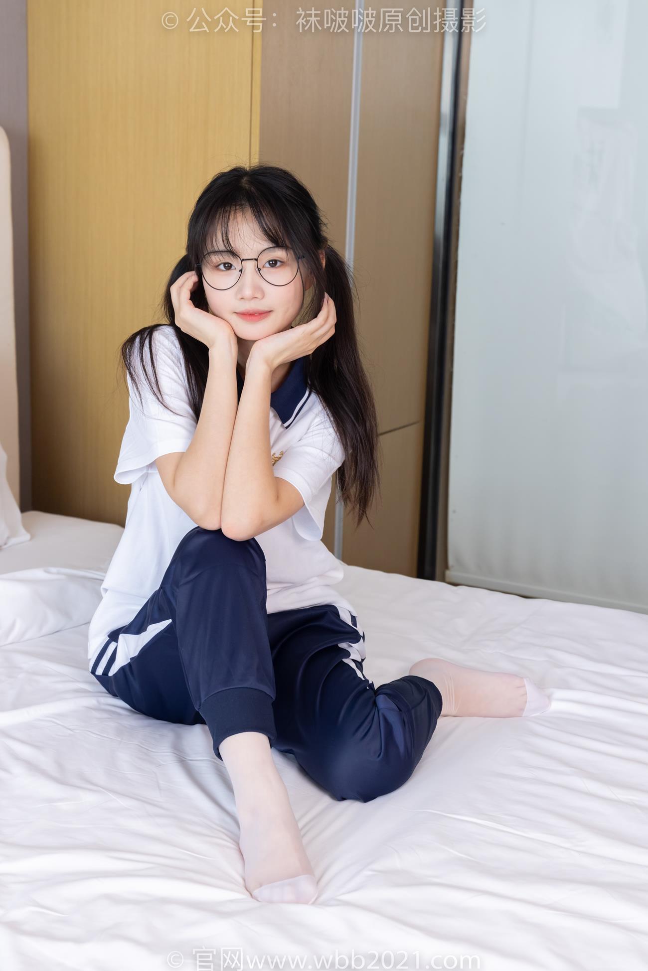 图片[95]-[BoBoSocks袜啵啵]NO.446 甜甜圈 板鞋、白棉袜、白丝、校服裤里丝[110P] – 速更版-美库