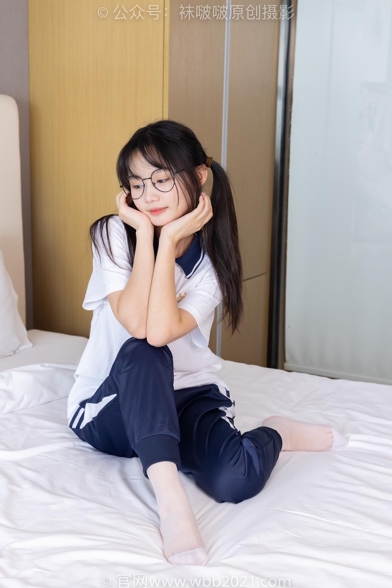 图片[96]-[BoBoSocks袜啵啵]NO.446 甜甜圈 板鞋、白棉袜、白丝、校服裤里丝[110P] – 速更版-美库