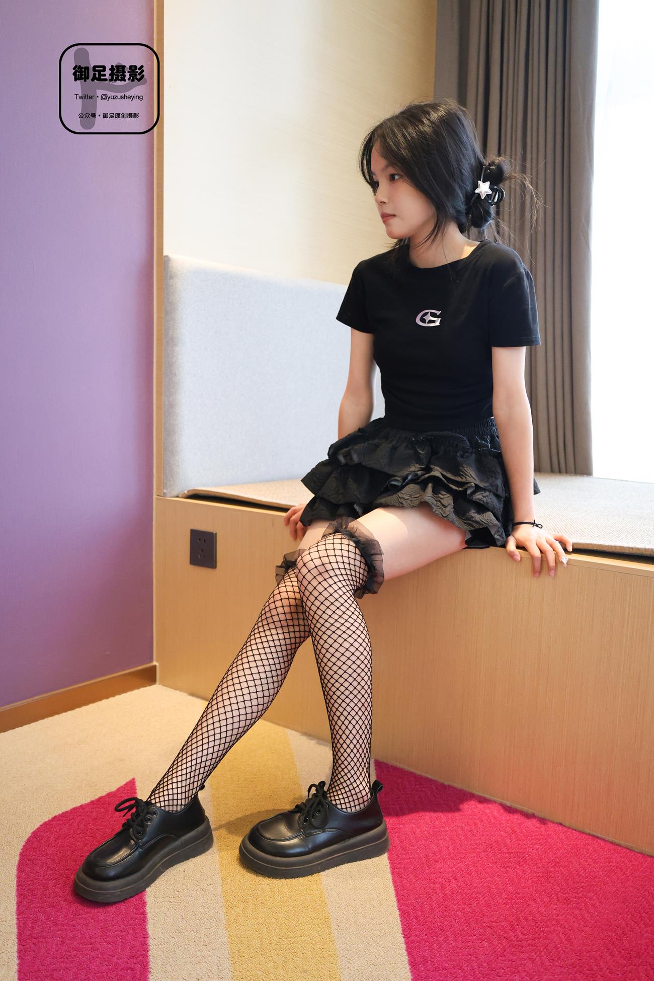 图片[78]-御足摄影 NO.003 – 半筒黑网[83P] – 速更版-美库