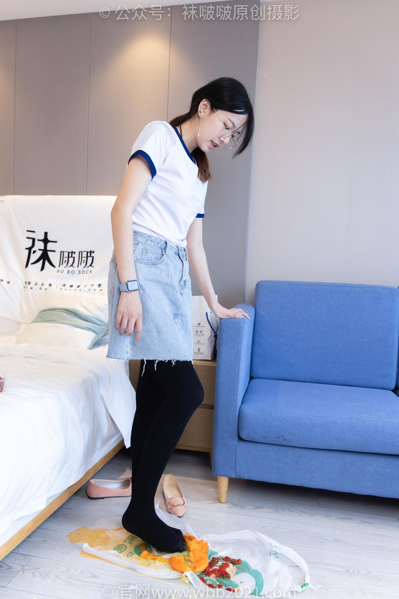 图片[126]-[BoBoSocks袜啵啵]NO.447 小甜豆 平底鞋、厚黑丝、踩方便面、圣女果、橘子、巧克力蛋糕剧情[140P] – 速更版-美库