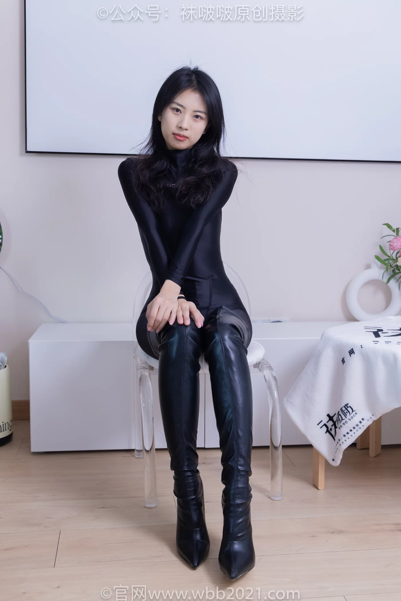 图片[10]-[BoBoSocks袜啵啵]NO.448 奶油 高跟长靴、肉丝、连体泳衣裤里丝[153P] – 速更版-美库