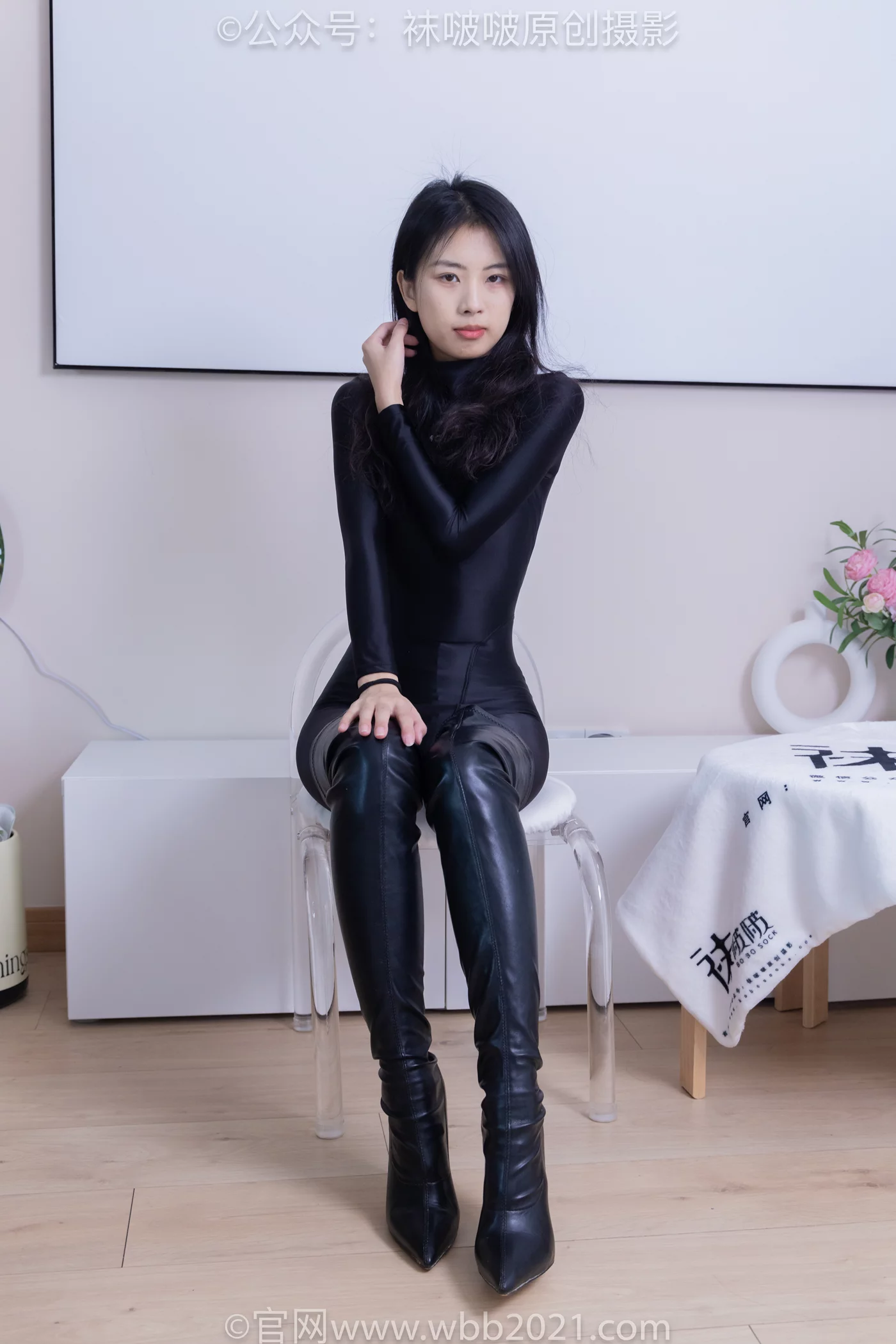 图片[11]-[BoBoSocks袜啵啵]NO.448 奶油 高跟长靴、肉丝、连体泳衣裤里丝[153P] – 速更版-美库