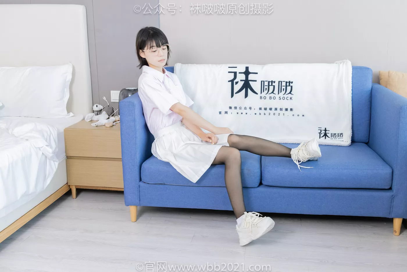 图片[11]-[BoBoSocks袜啵啵]NO.449 糯米 运动鞋、白棉袜、黑丝[92P] – 速更版-美库