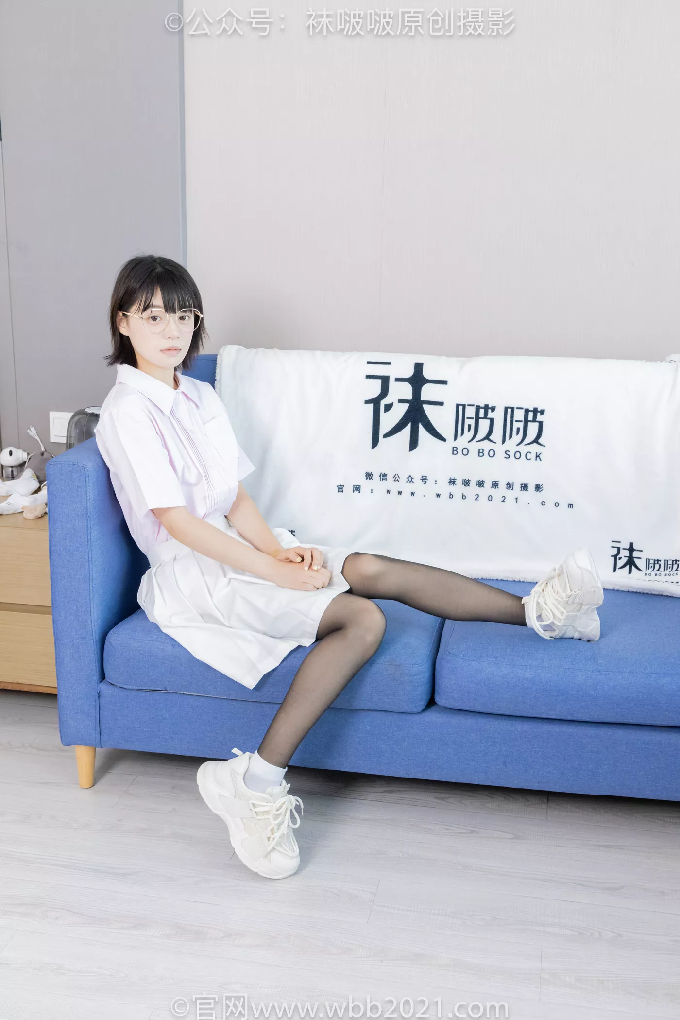 图片[13]-[BoBoSocks袜啵啵]NO.449 糯米 运动鞋、白棉袜、黑丝[92P] – 速更版-美库