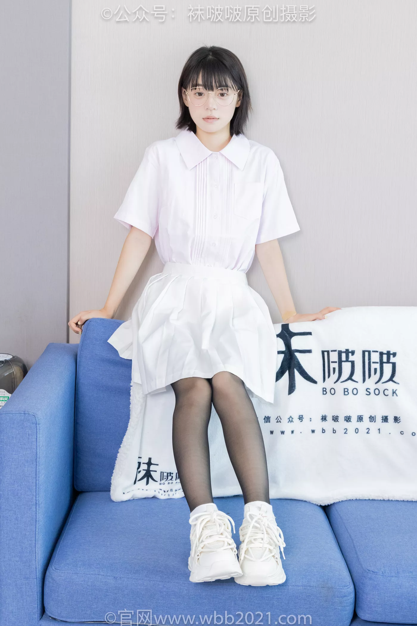 图片[18]-[BoBoSocks袜啵啵]NO.449 糯米 运动鞋、白棉袜、黑丝[92P] – 速更版-美库