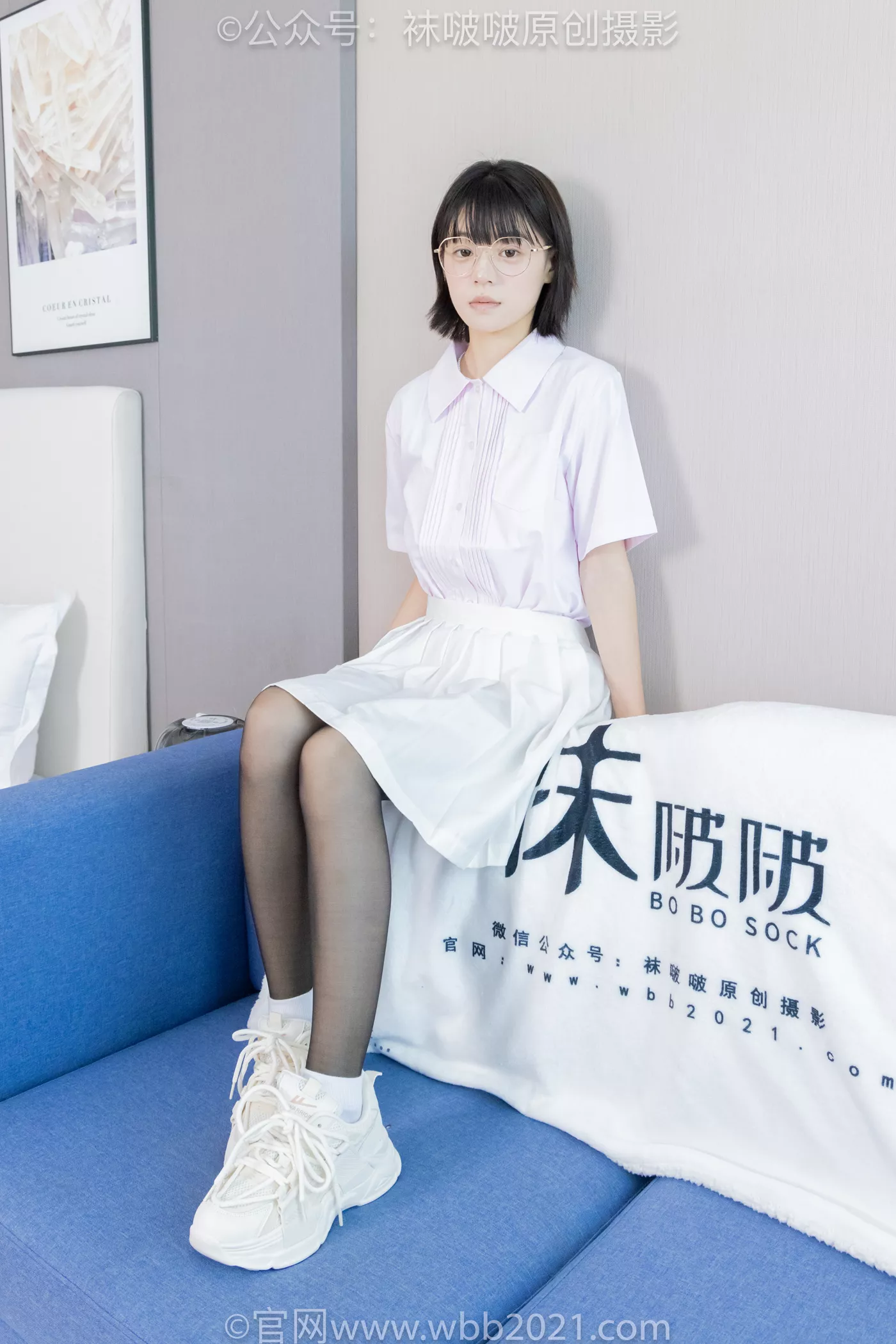 图片[26]-[BoBoSocks袜啵啵]NO.449 糯米 运动鞋、白棉袜、黑丝[92P] – 速更版-美库