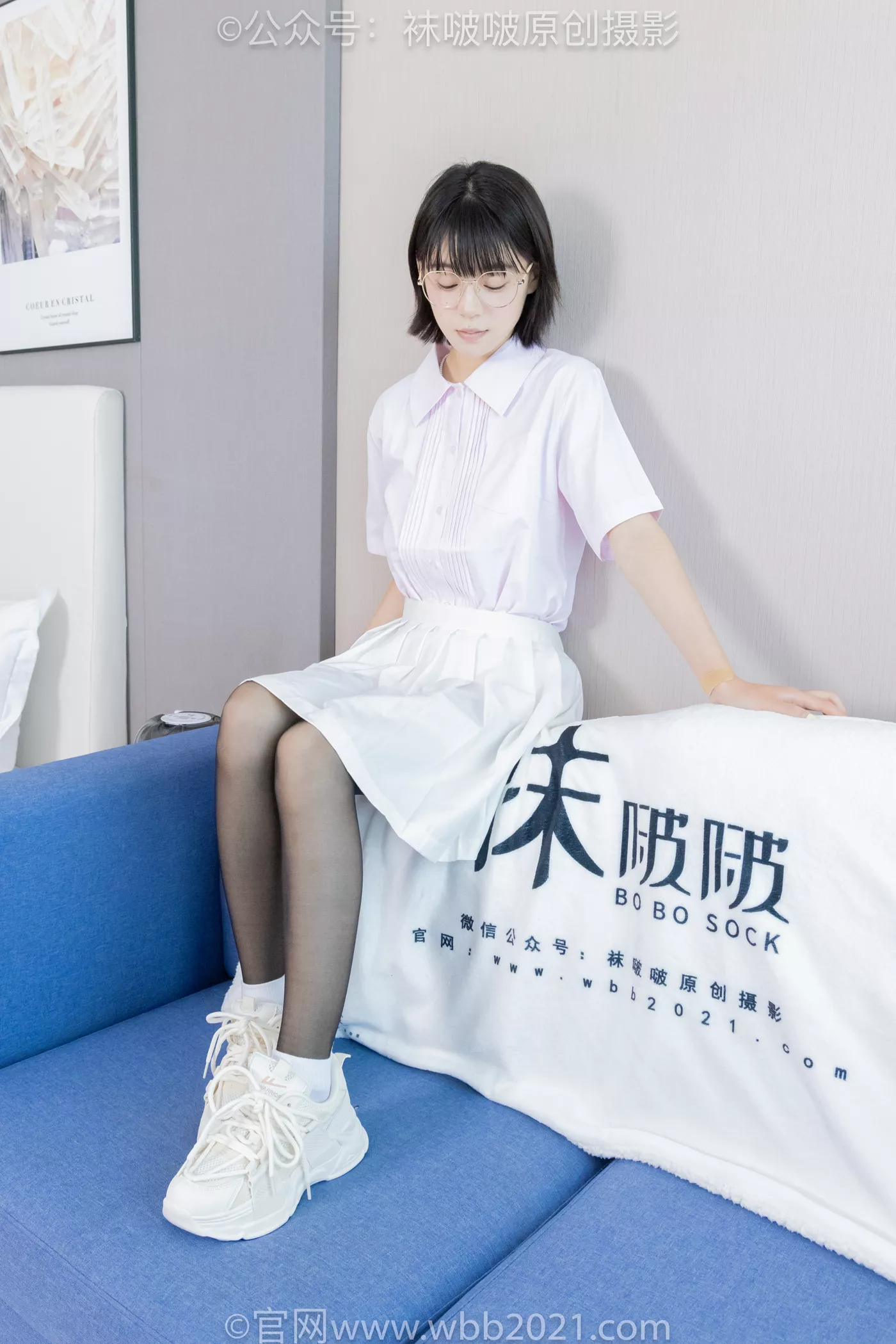 图片[27]-[BoBoSocks袜啵啵]NO.449 糯米 运动鞋、白棉袜、黑丝[92P] – 速更版-美库