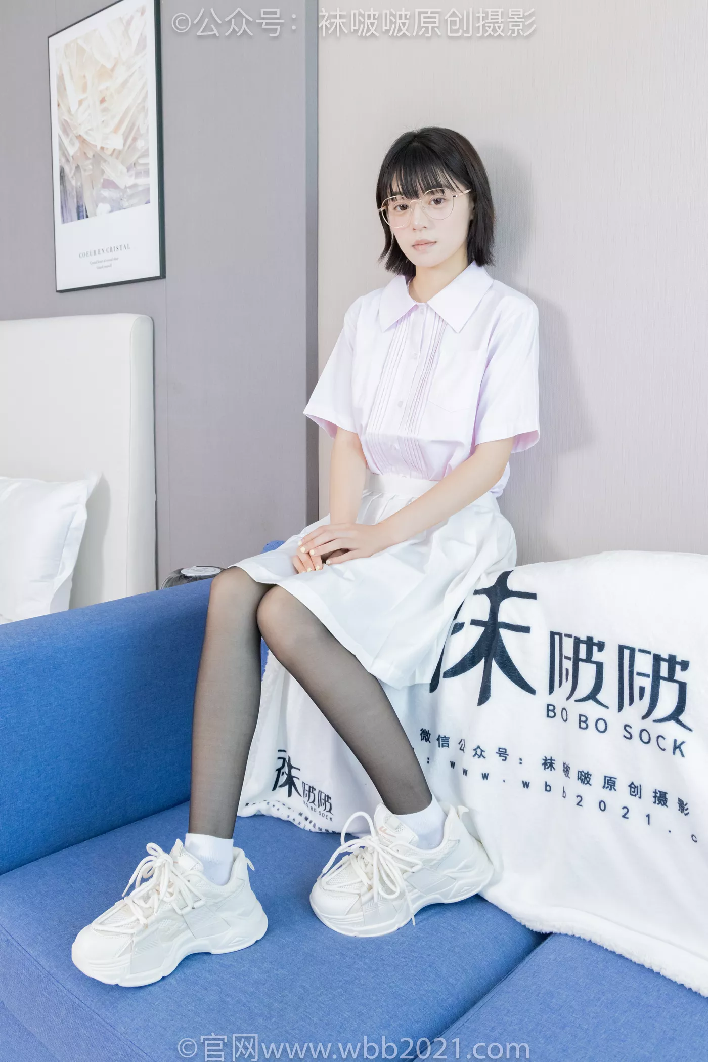 图片[28]-[BoBoSocks袜啵啵]NO.449 糯米 运动鞋、白棉袜、黑丝[92P] – 速更版-美库