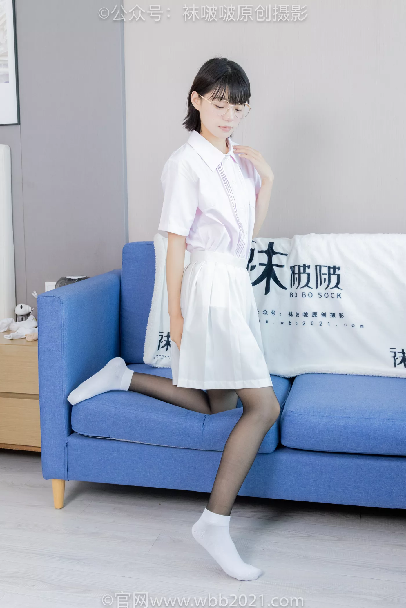 图片[29]-[BoBoSocks袜啵啵]NO.449 糯米 运动鞋、白棉袜、黑丝[92P] – 速更版-美库