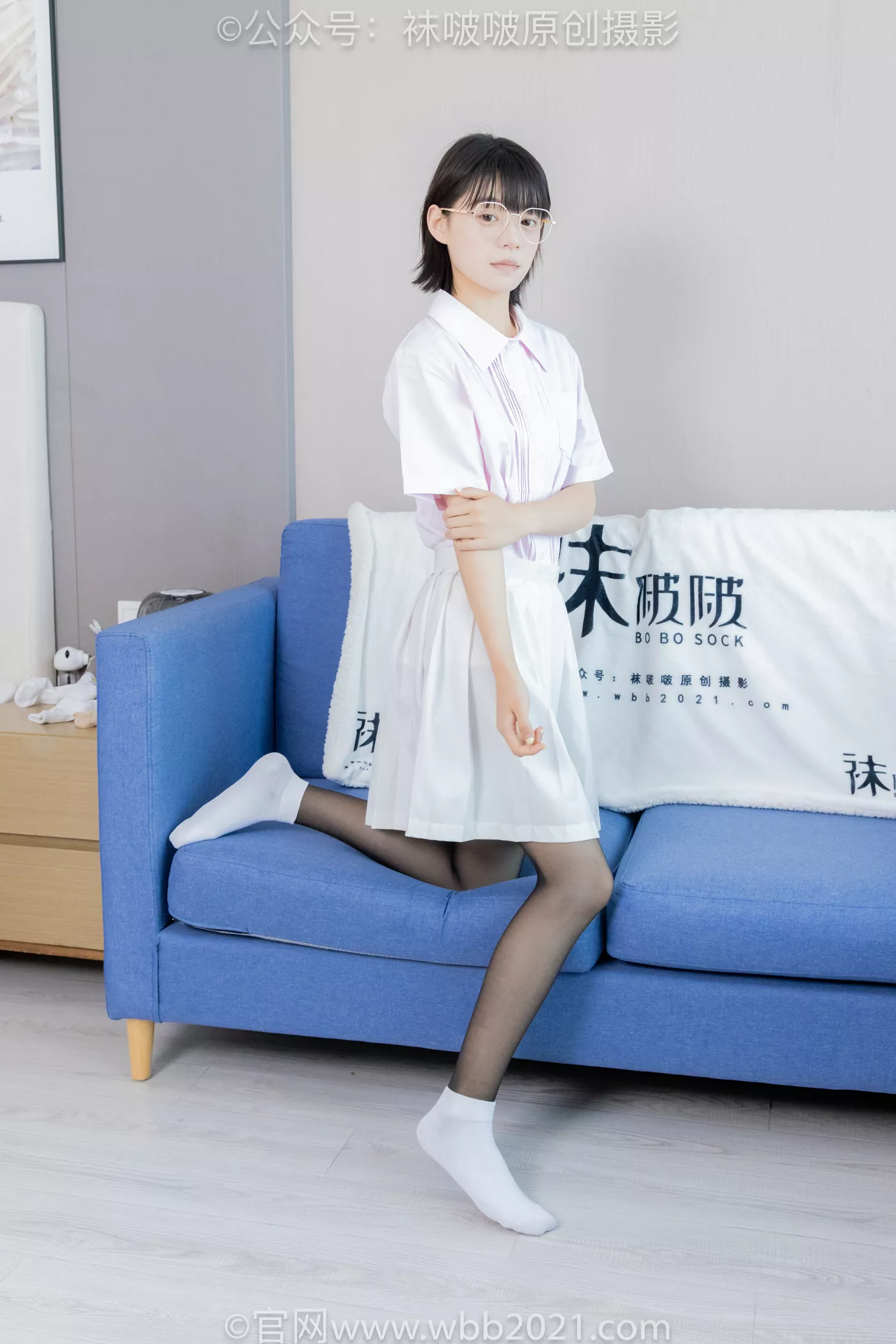 图片[30]-[BoBoSocks袜啵啵]NO.449 糯米 运动鞋、白棉袜、黑丝[92P] – 速更版-美库