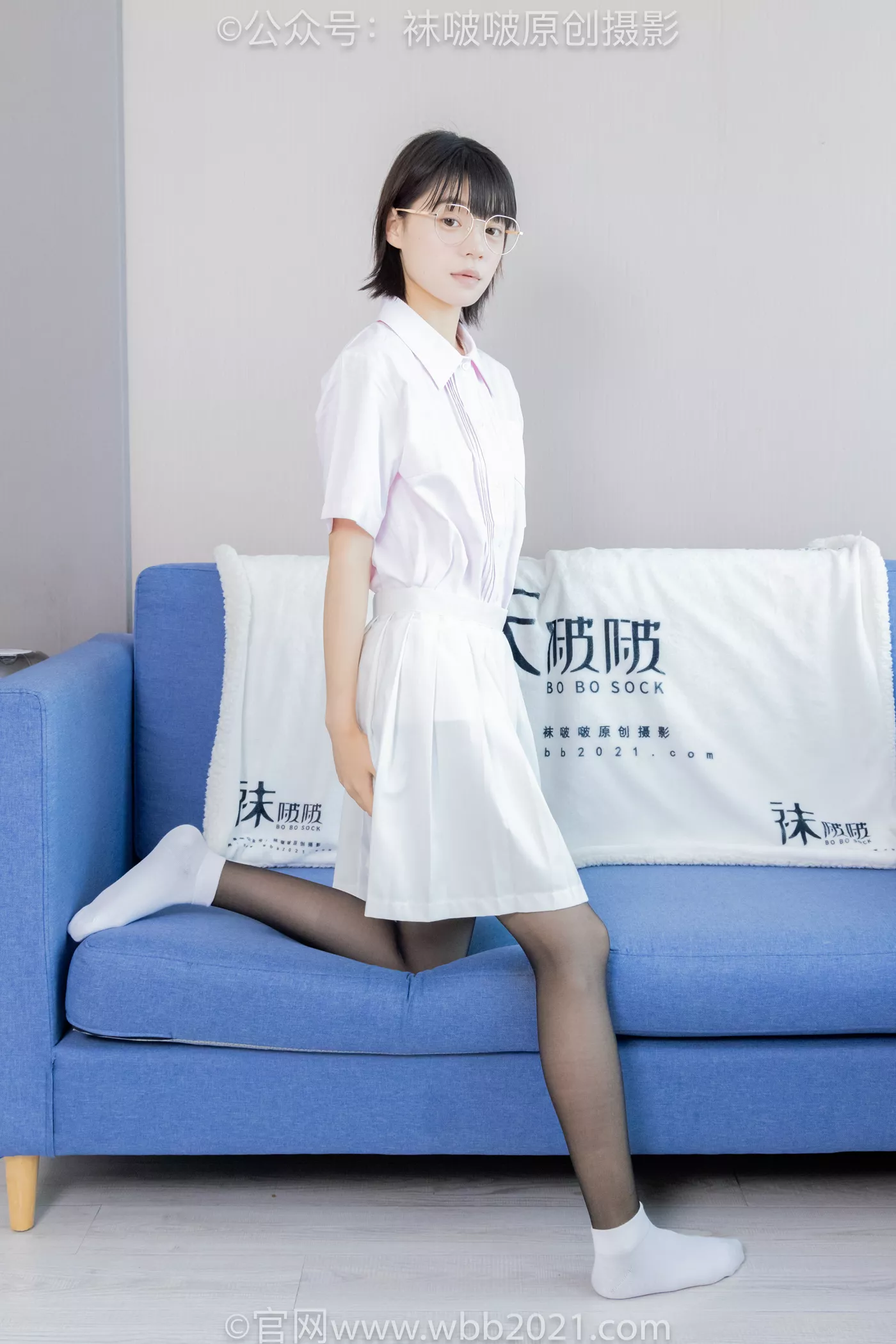 图片[33]-[BoBoSocks袜啵啵]NO.449 糯米 运动鞋、白棉袜、黑丝[92P] – 速更版-美库