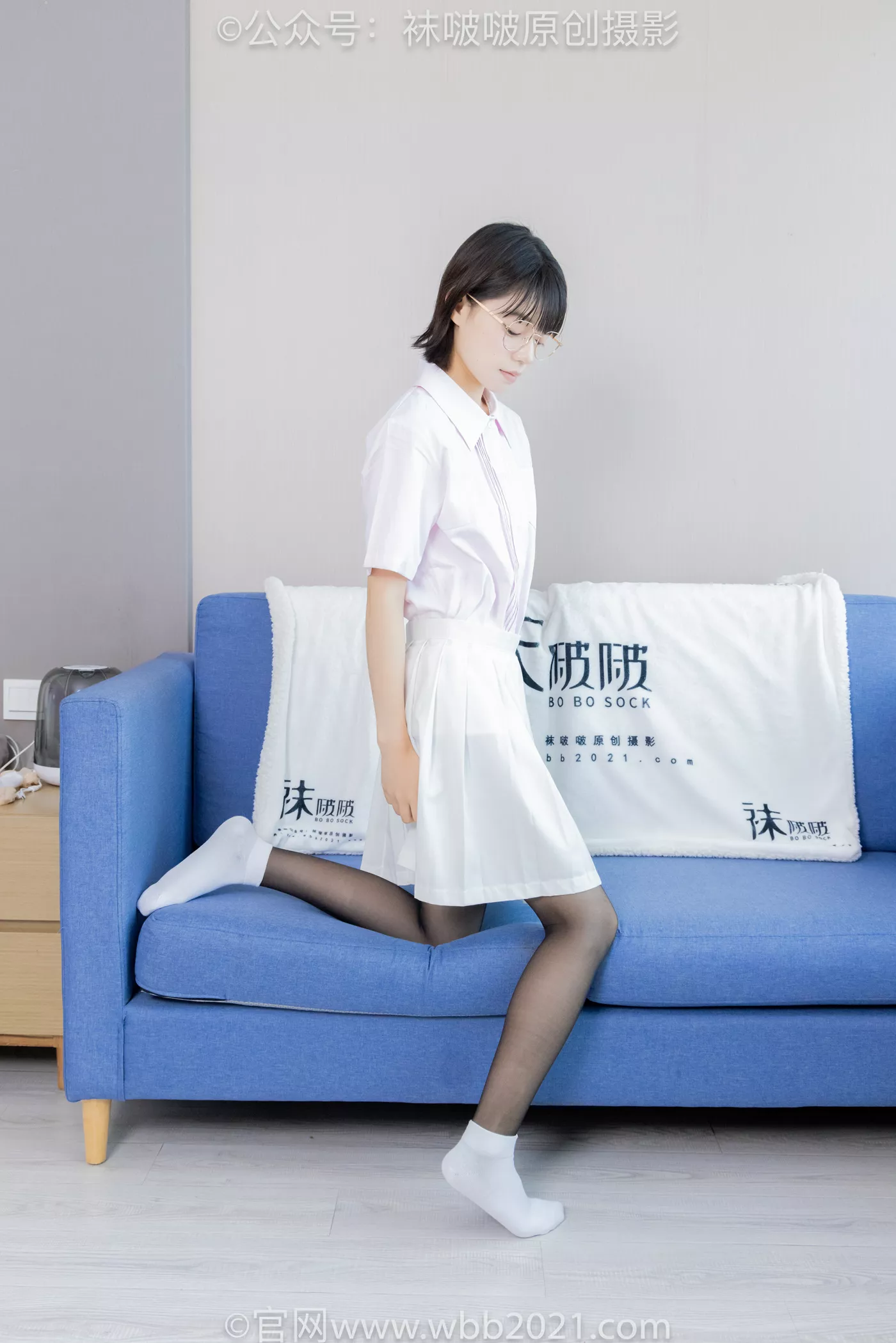 图片[34]-[BoBoSocks袜啵啵]NO.449 糯米 运动鞋、白棉袜、黑丝[92P] – 速更版-美库