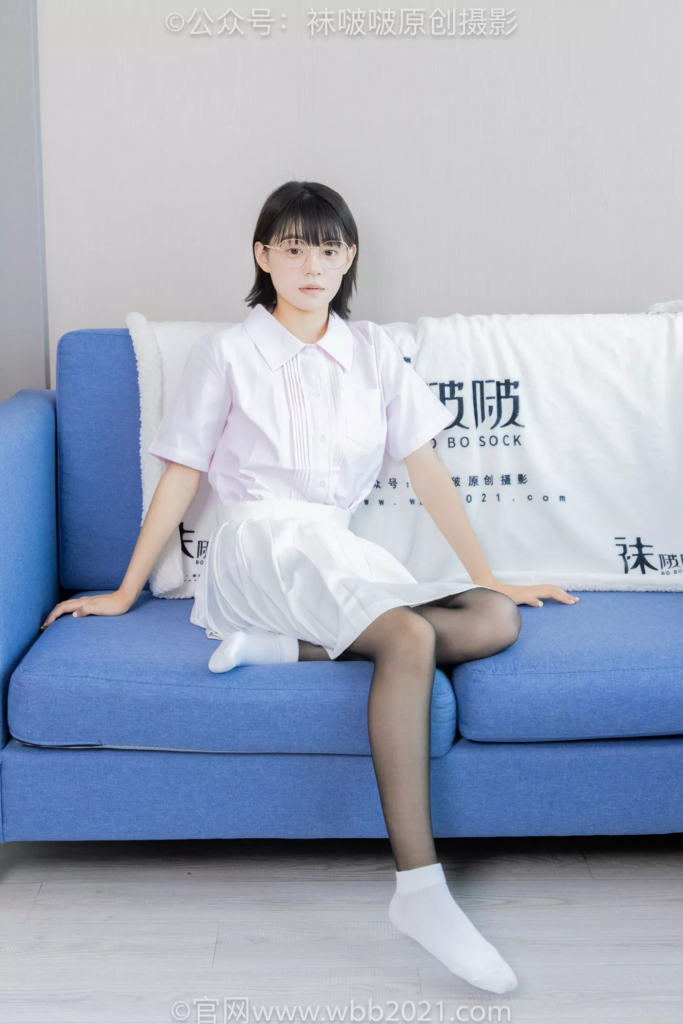 图片[47]-[BoBoSocks袜啵啵]NO.449 糯米 运动鞋、白棉袜、黑丝[92P] – 速更版-美库