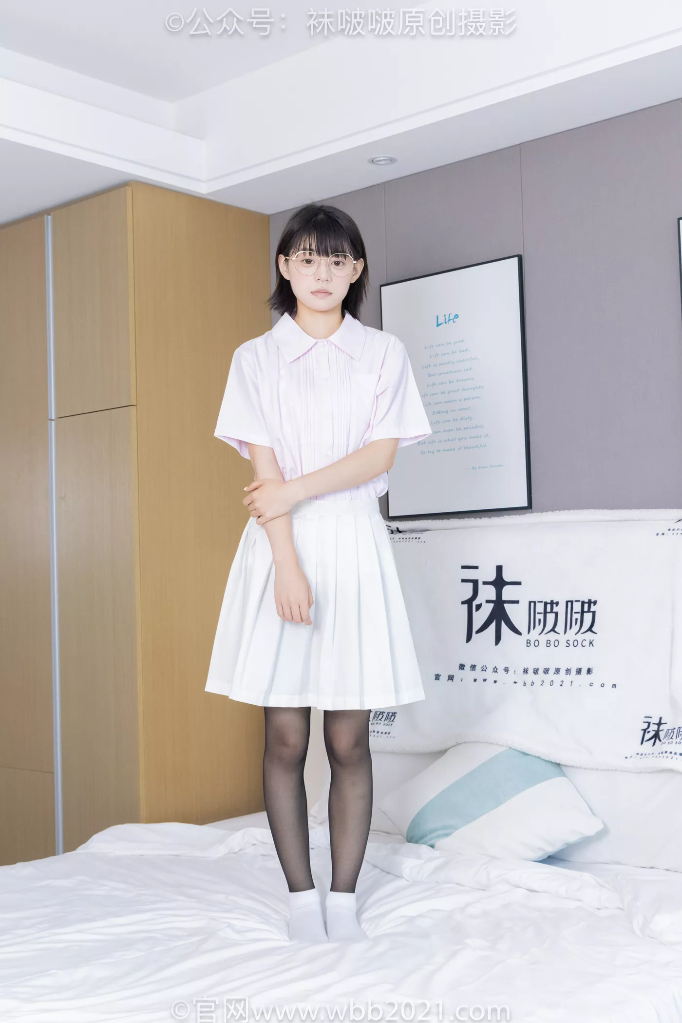 图片[50]-[BoBoSocks袜啵啵]NO.449 糯米 运动鞋、白棉袜、黑丝[92P] – 速更版-美库