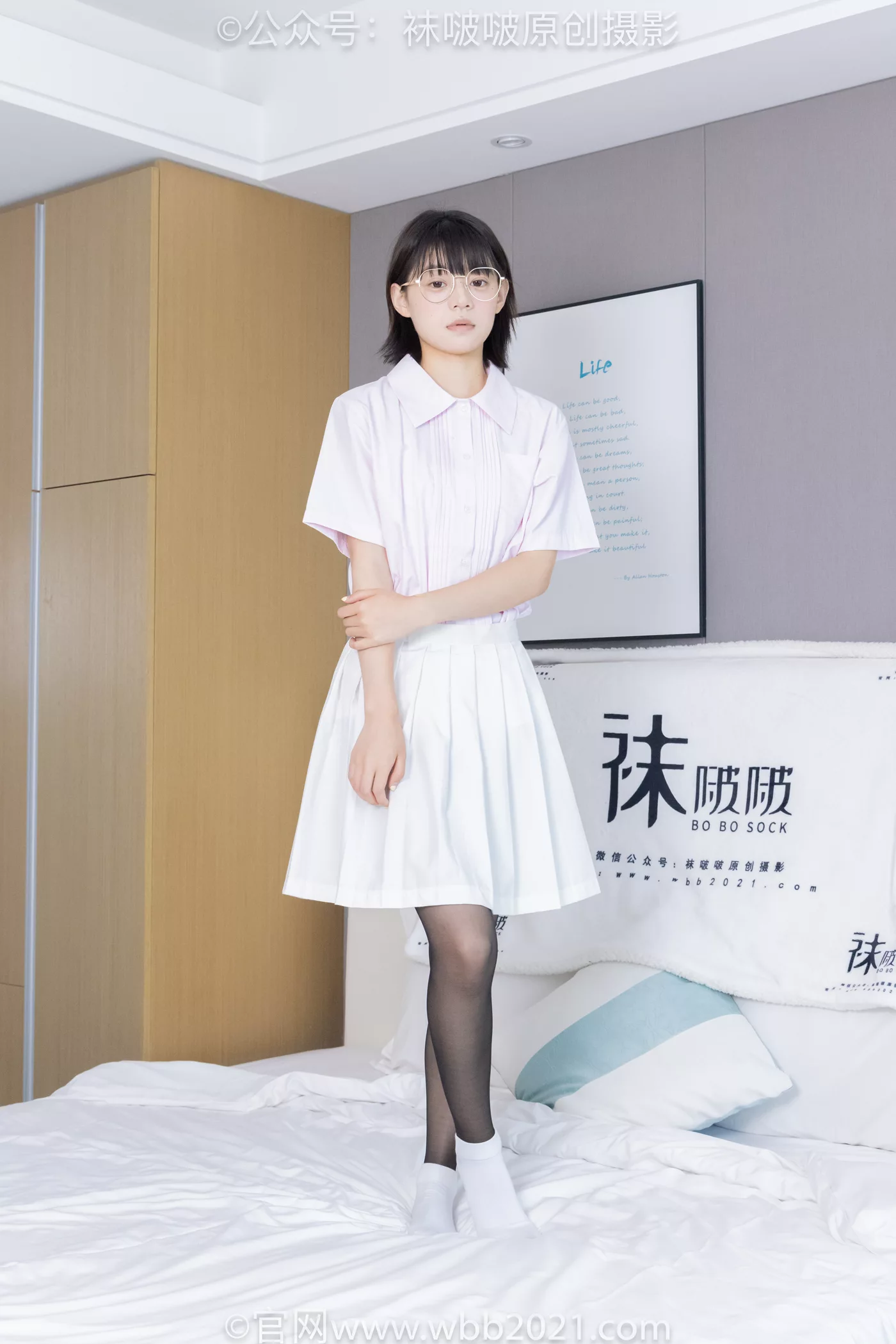 图片[51]-[BoBoSocks袜啵啵]NO.449 糯米 运动鞋、白棉袜、黑丝[92P] – 速更版-美库