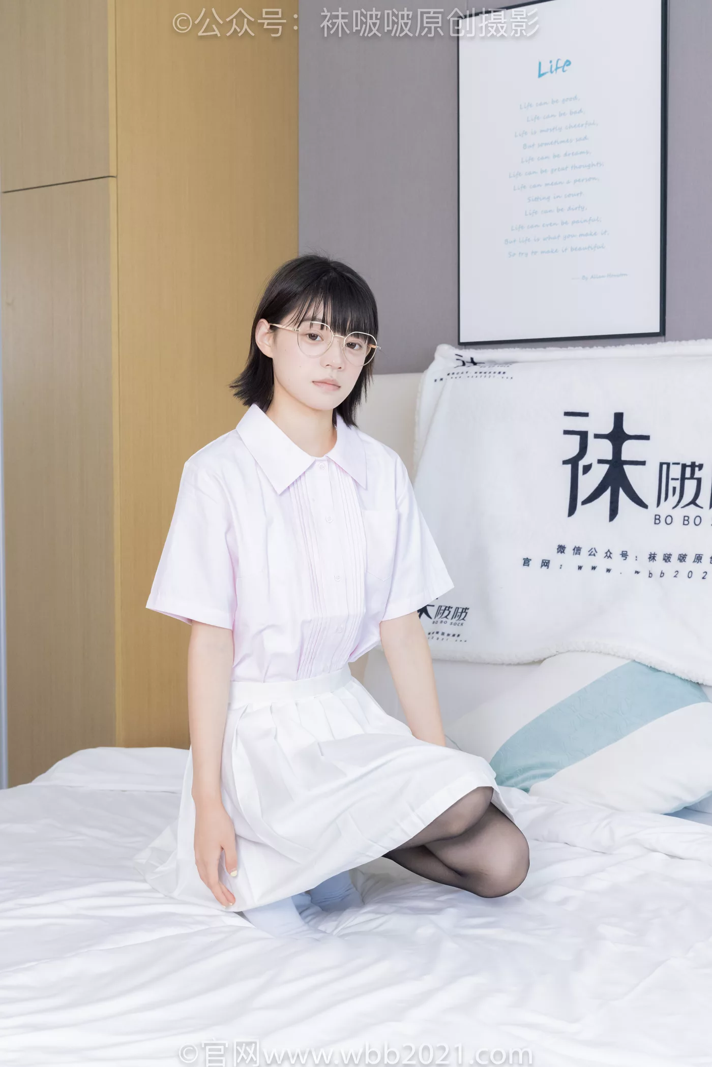 图片[54]-[BoBoSocks袜啵啵]NO.449 糯米 运动鞋、白棉袜、黑丝[92P] – 速更版-美库