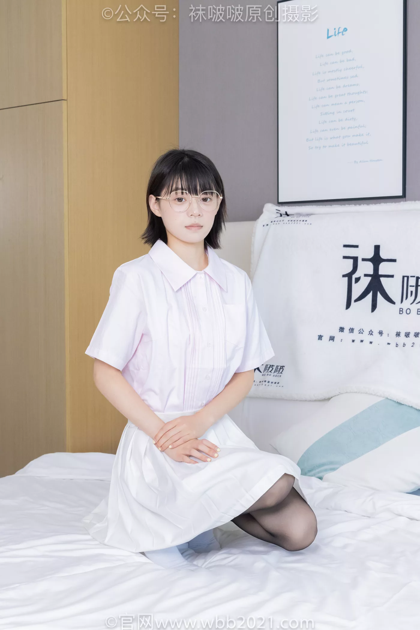 图片[56]-[BoBoSocks袜啵啵]NO.449 糯米 运动鞋、白棉袜、黑丝[92P] – 速更版-美库