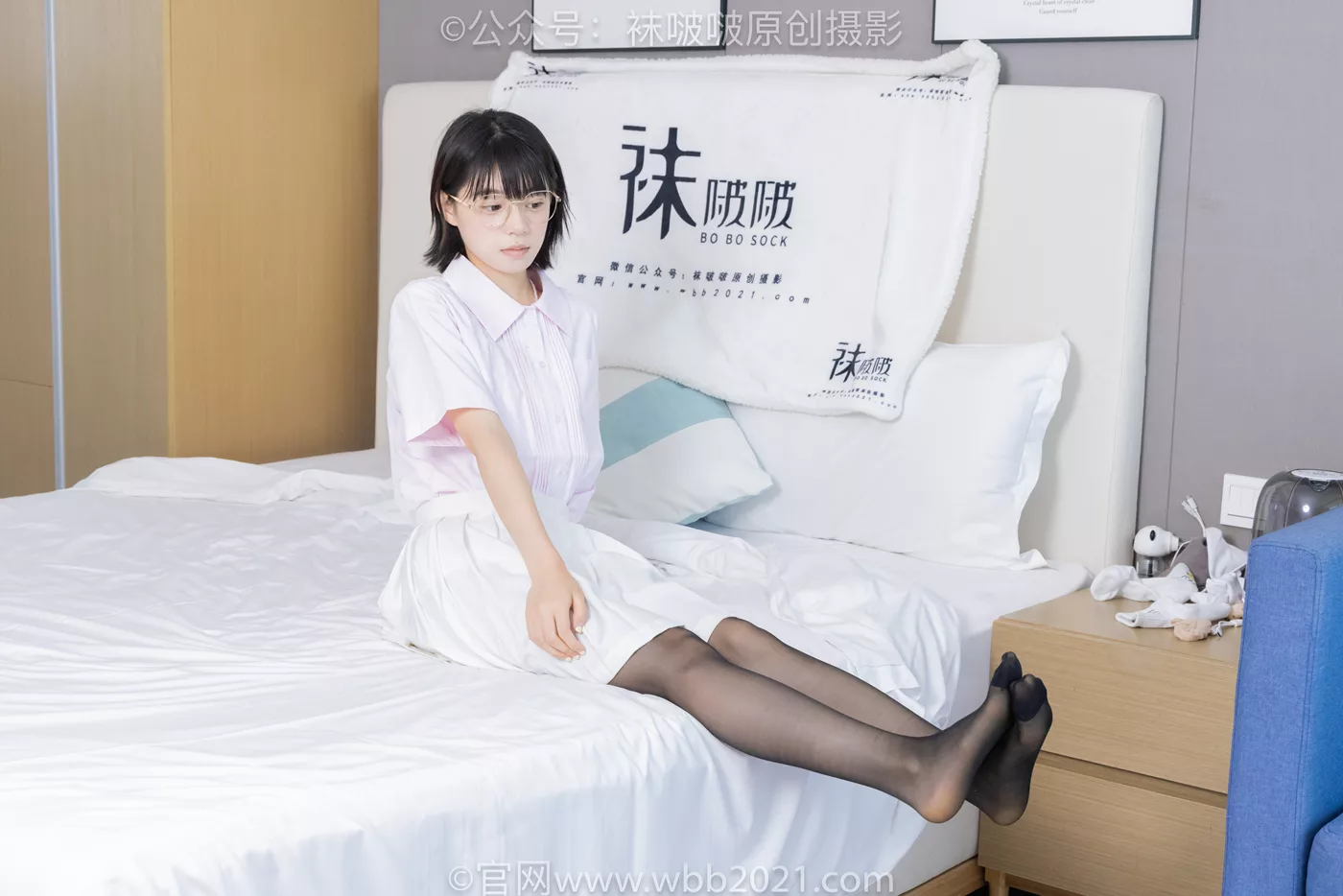 图片[86]-[BoBoSocks袜啵啵]NO.449 糯米 运动鞋、白棉袜、黑丝[92P] – 速更版-美库