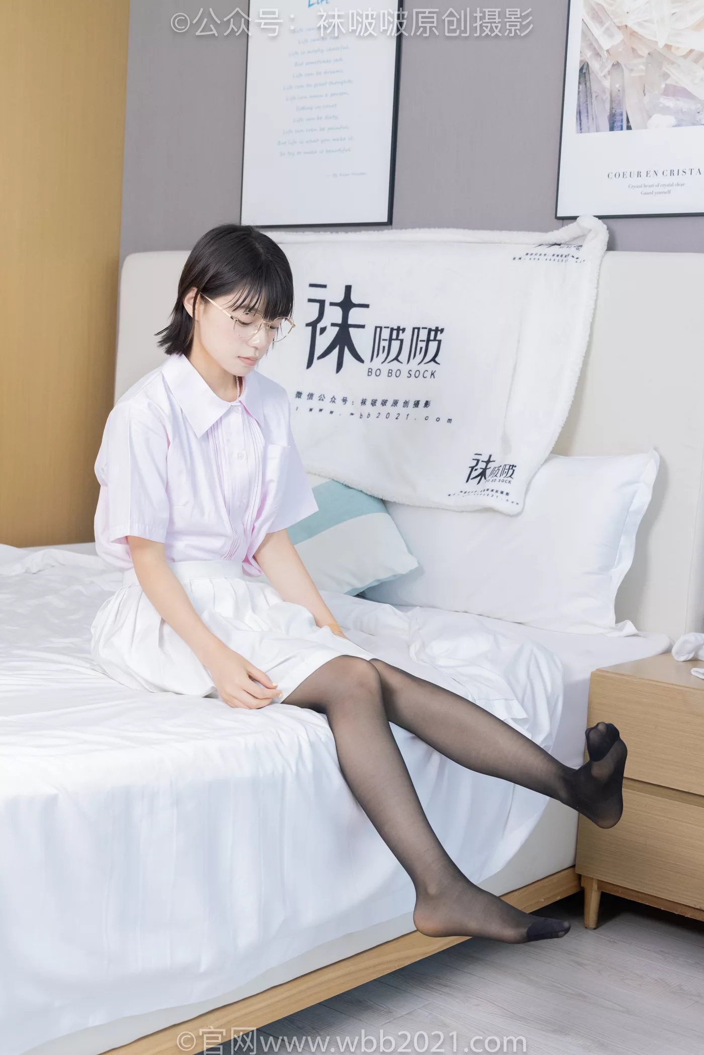 图片[89]-[BoBoSocks袜啵啵]NO.449 糯米 运动鞋、白棉袜、黑丝[92P] – 速更版-美库