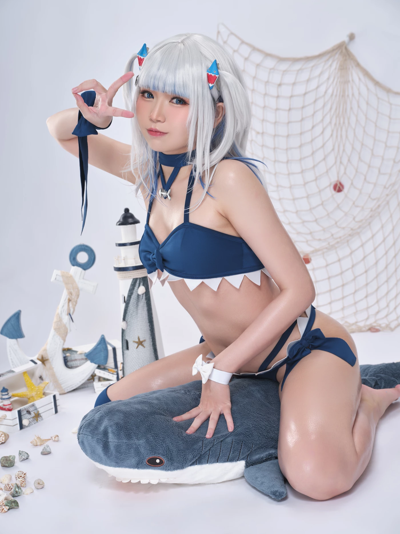 图片[13]-ZinieQ  – Hololive Gawr Gura Swimsuit[17P] – 速更版-美库