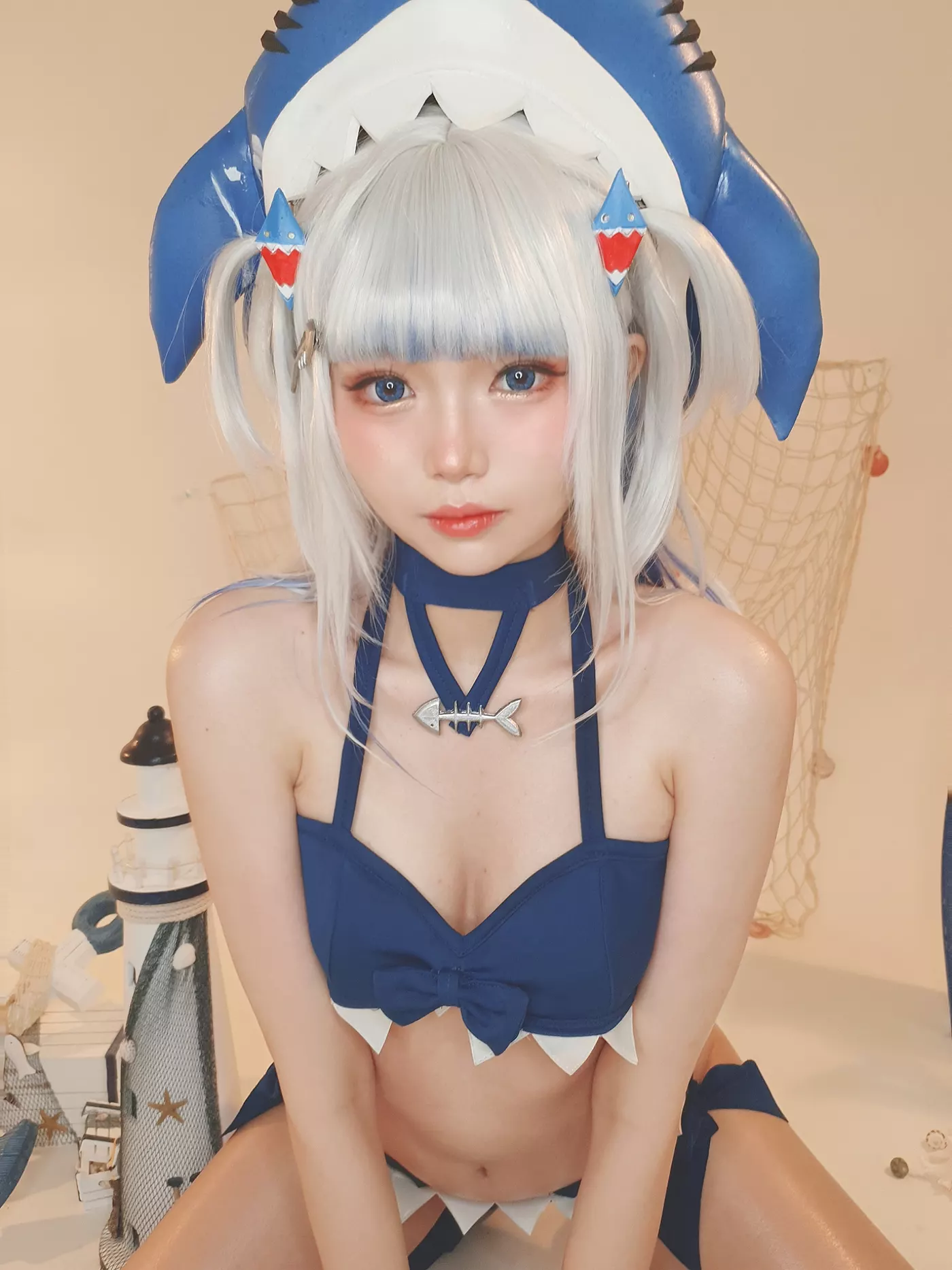 图片[16]-ZinieQ  – Hololive Gawr Gura Swimsuit[17P] – 速更版-美库