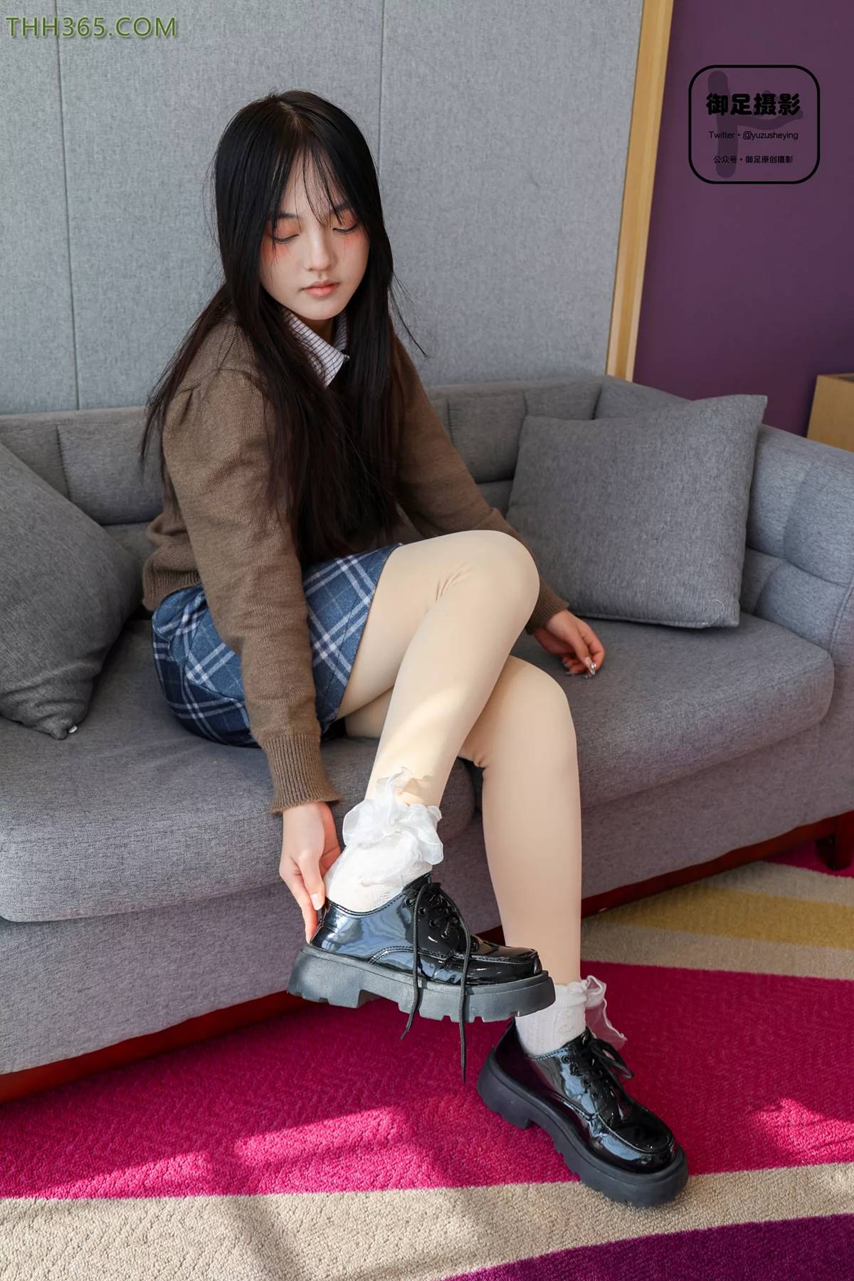 图片[20]-御足摄影 NO.006 – 甜美女孩[63P] – 速更版-美库