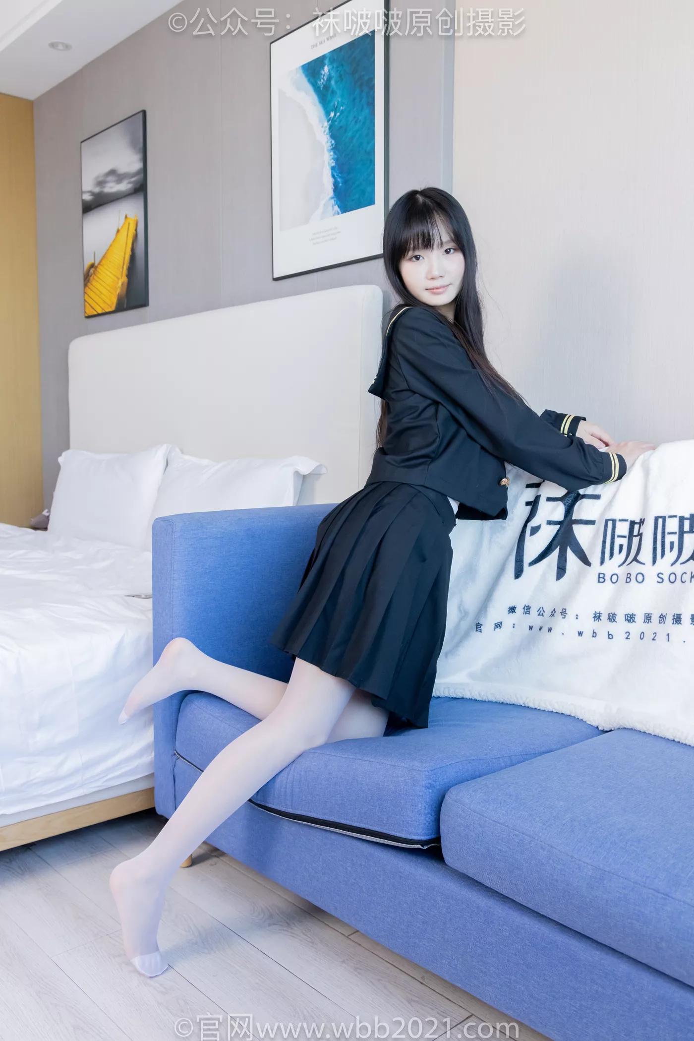 图片[13]-[BoBoSocks袜啵啵]NO.450 甜甜圈 皮鞋、白丝、裸足、裸足印泥踩脚印剧情[88P] – 速更版-美库