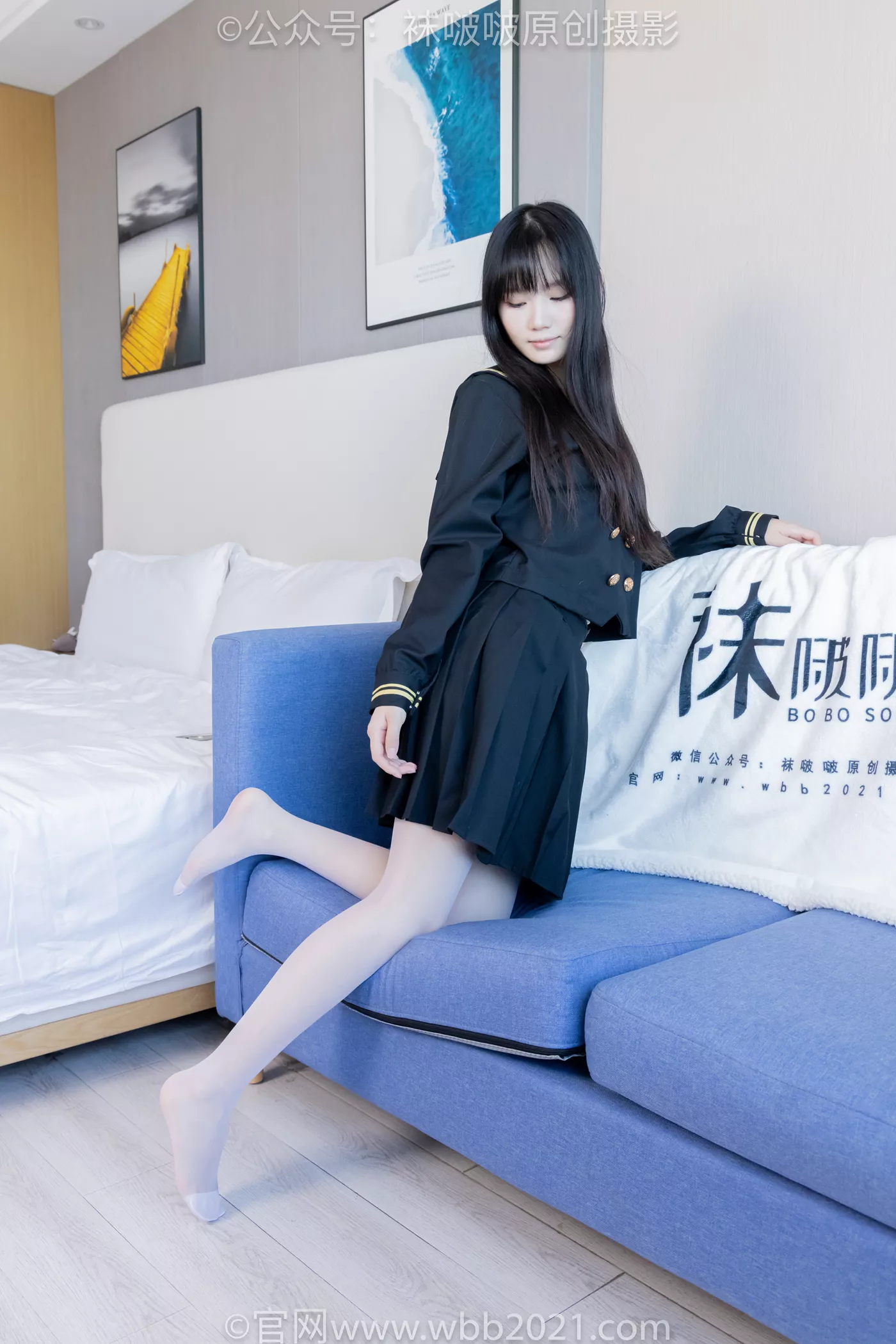 图片[14]-[BoBoSocks袜啵啵]NO.450 甜甜圈 皮鞋、白丝、裸足、裸足印泥踩脚印剧情[88P] – 速更版-美库