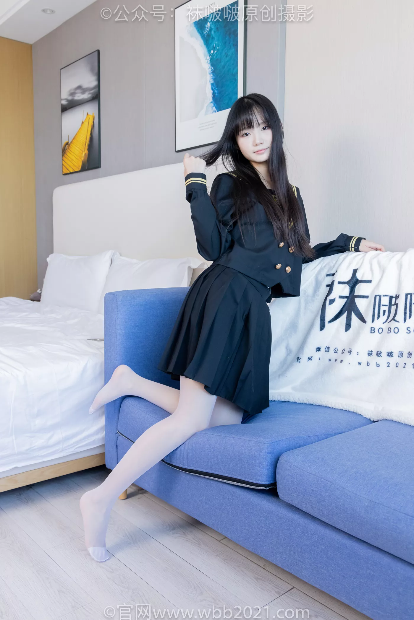 图片[15]-[BoBoSocks袜啵啵]NO.450 甜甜圈 皮鞋、白丝、裸足、裸足印泥踩脚印剧情[88P] – 速更版-美库