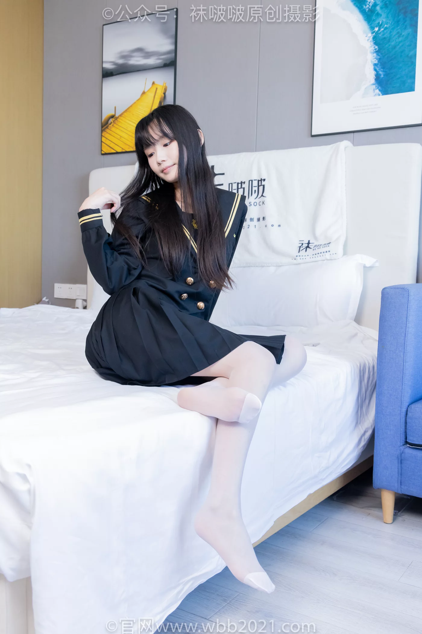 图片[29]-[BoBoSocks袜啵啵]NO.450 甜甜圈 皮鞋、白丝、裸足、裸足印泥踩脚印剧情[88P] – 速更版-美库