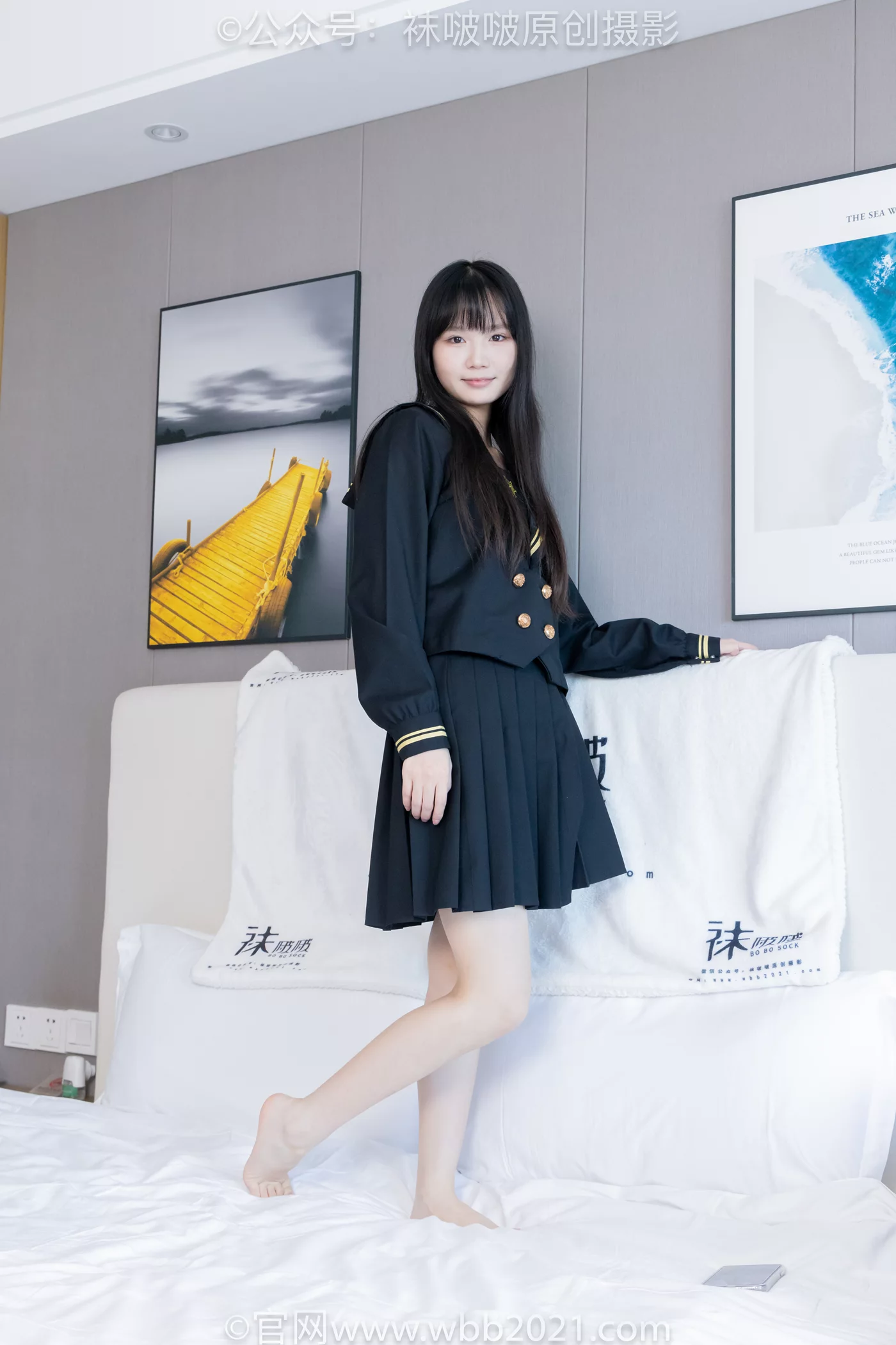 图片[35]-[BoBoSocks袜啵啵]NO.450 甜甜圈 皮鞋、白丝、裸足、裸足印泥踩脚印剧情[88P] – 速更版-美库