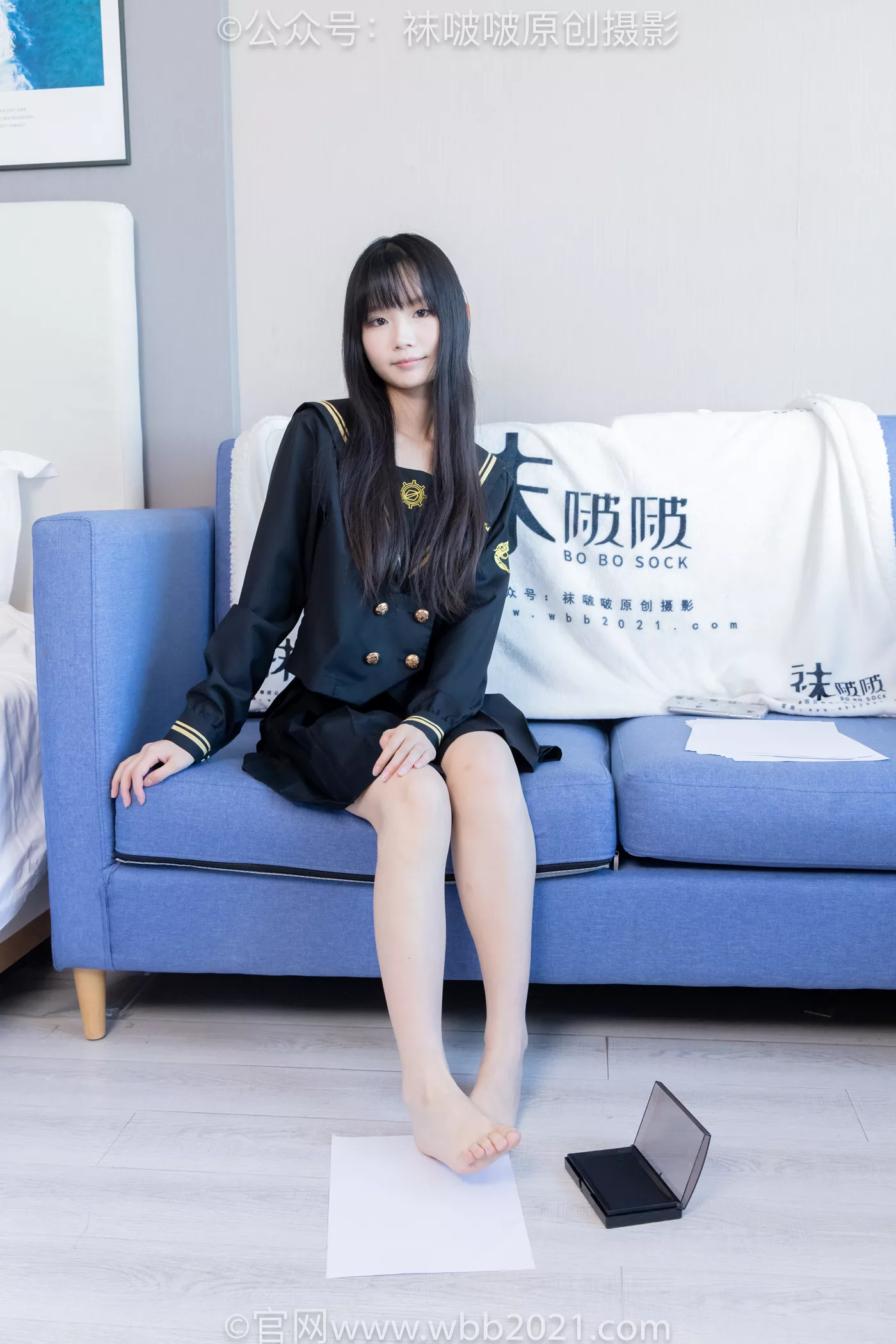 图片[56]-[BoBoSocks袜啵啵]NO.450 甜甜圈 皮鞋、白丝、裸足、裸足印泥踩脚印剧情[88P] – 速更版-美库