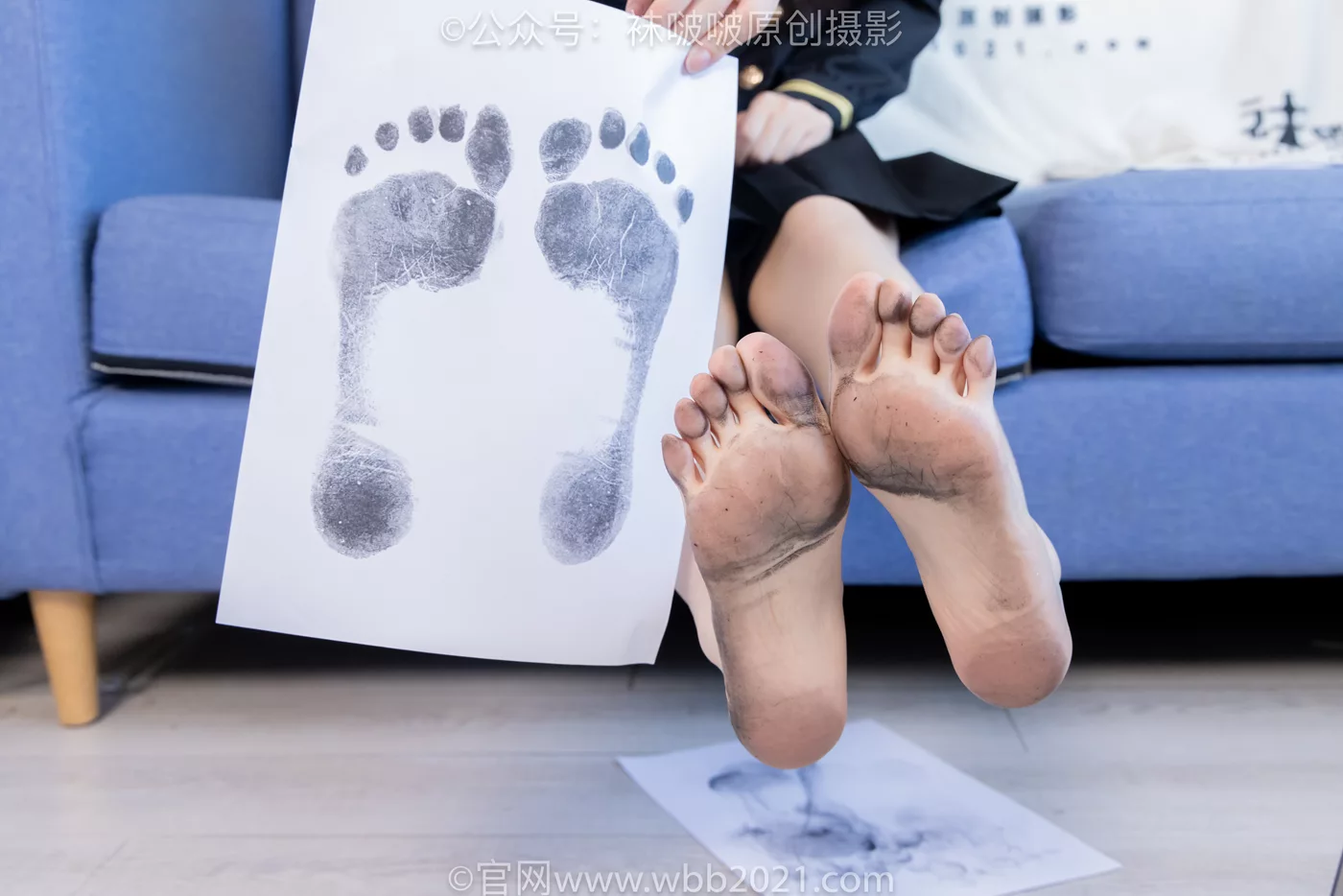 图片[71]-[BoBoSocks袜啵啵]NO.450 甜甜圈 皮鞋、白丝、裸足、裸足印泥踩脚印剧情[88P] – 速更版-美库