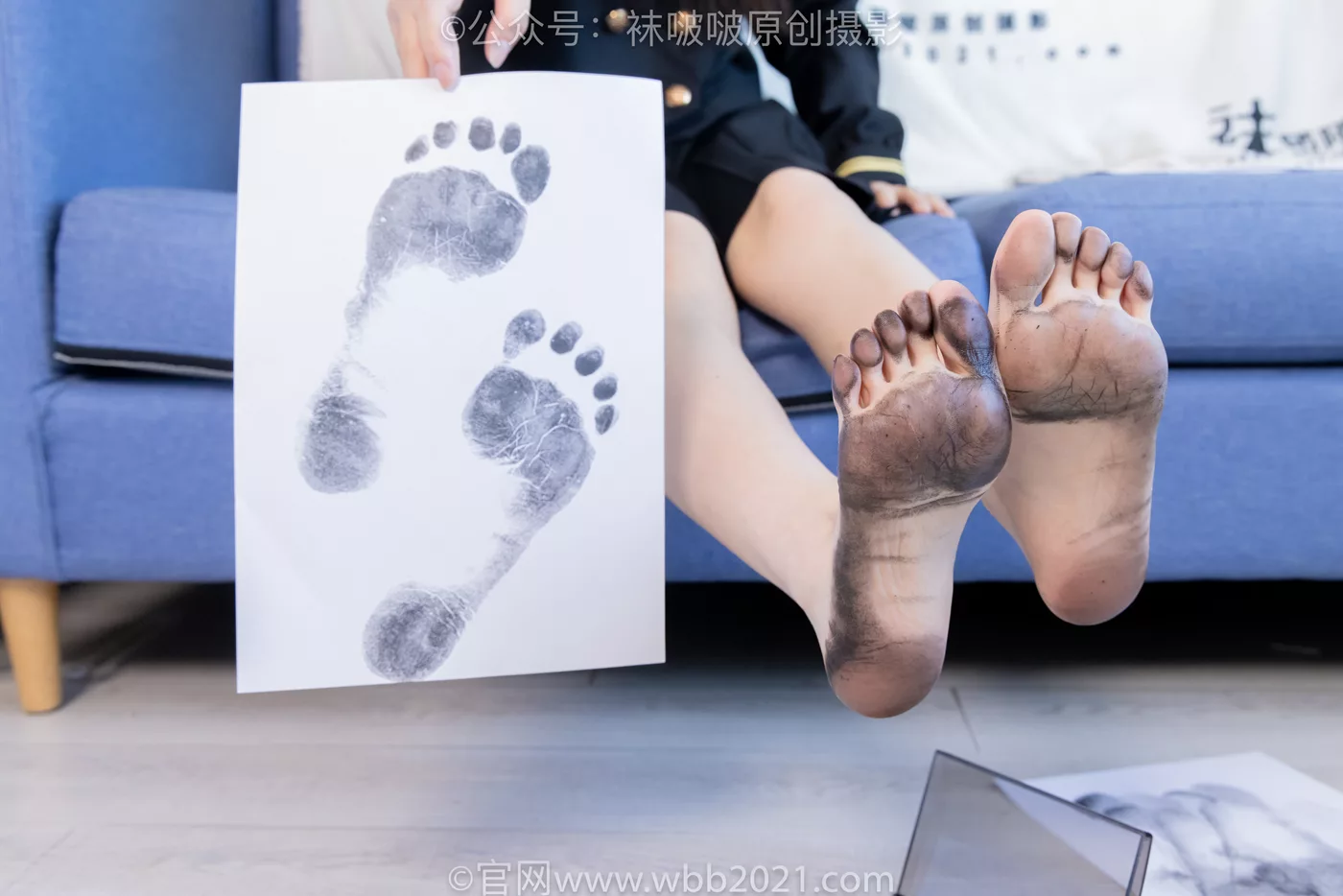 图片[78]-[BoBoSocks袜啵啵]NO.450 甜甜圈 皮鞋、白丝、裸足、裸足印泥踩脚印剧情[88P] – 速更版-美库