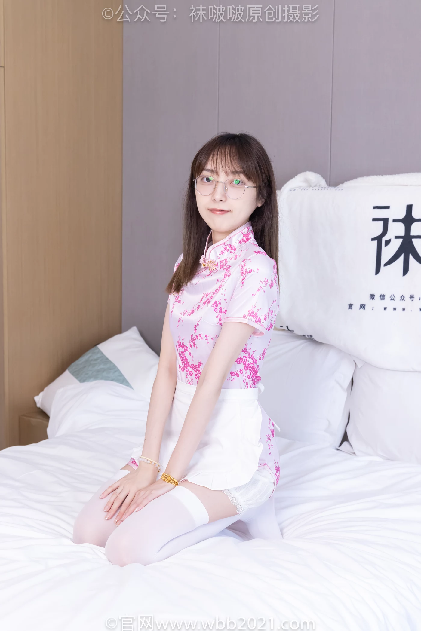 图片[45]-[BoBoSocks袜啵啵]NO.451 稚予-旗袍、高跟鞋、白色过膝厚白丝[105P] – 速更版-美库