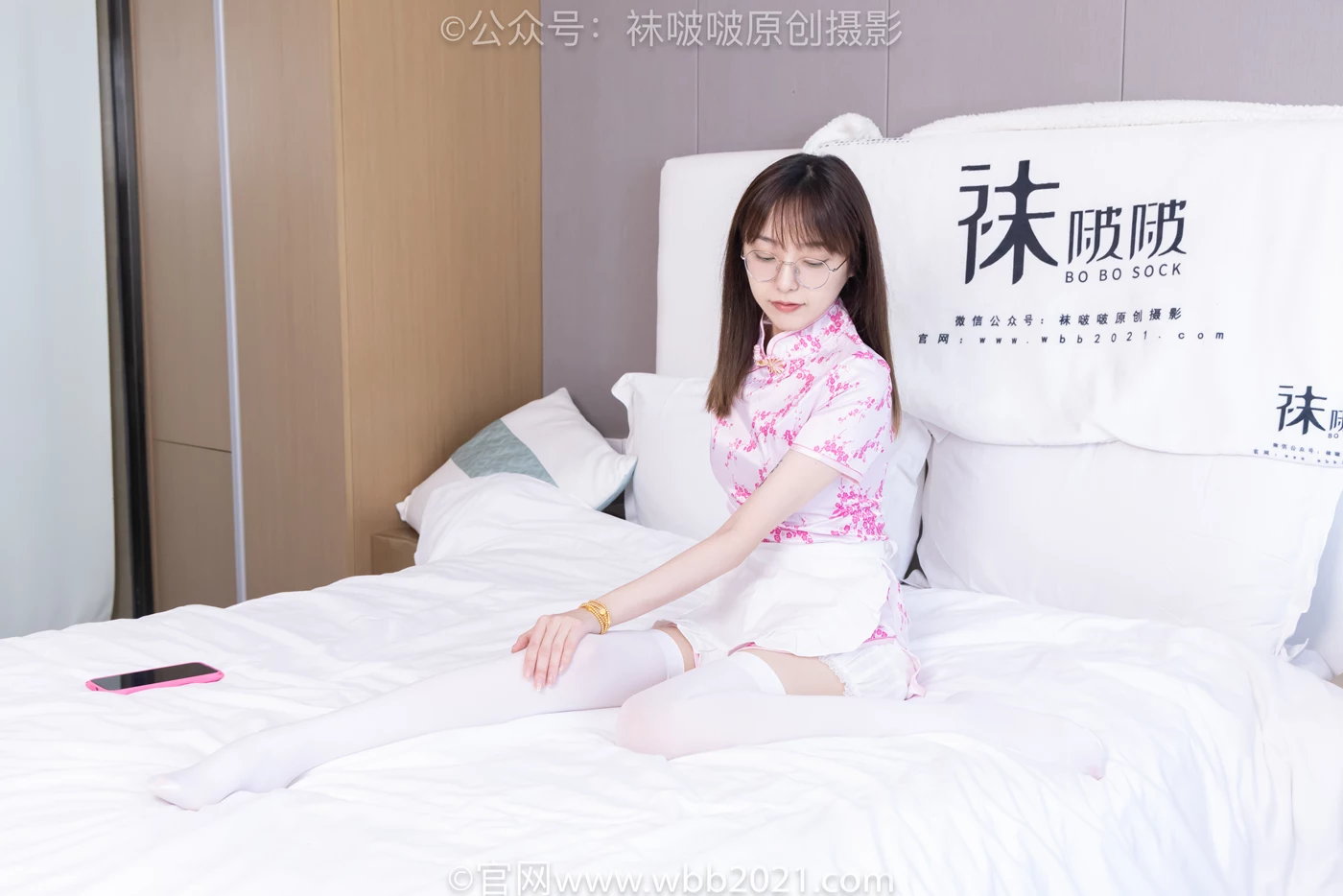 图片[56]-[BoBoSocks袜啵啵]NO.451 稚予-旗袍、高跟鞋、白色过膝厚白丝[105P] – 速更版-美库