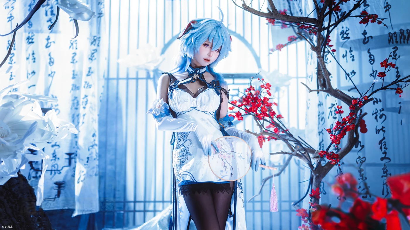 图片[16]-蠢沫沫  – 原神 甘雨旗袍[27P] – 速更版-美库