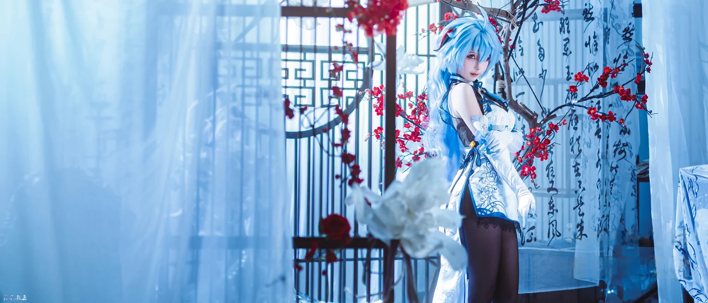 图片[19]-蠢沫沫  – 原神 甘雨旗袍[27P] – 速更版-美库