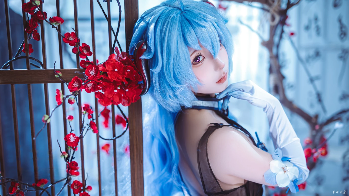 图片[21]-蠢沫沫  – 原神 甘雨旗袍[27P] – 速更版-美库