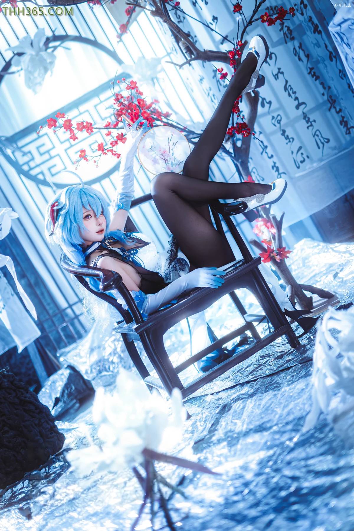 图片[22]-蠢沫沫  – 原神 甘雨旗袍[27P] – 速更版-美库