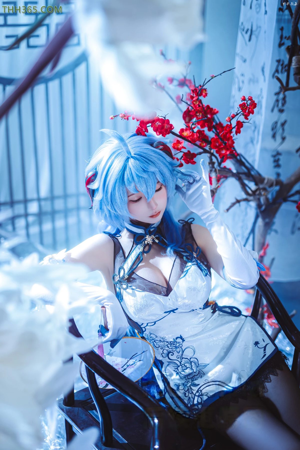 图片[24]-蠢沫沫  – 原神 甘雨旗袍[27P] – 速更版-美库