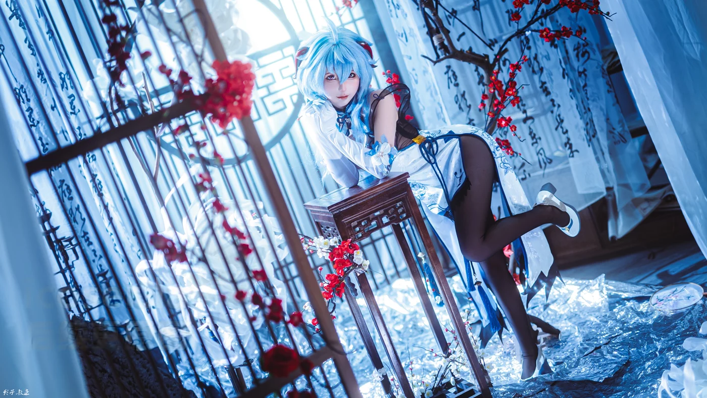 图片[28]-蠢沫沫  – 原神 甘雨旗袍[27P] – 速更版-美库