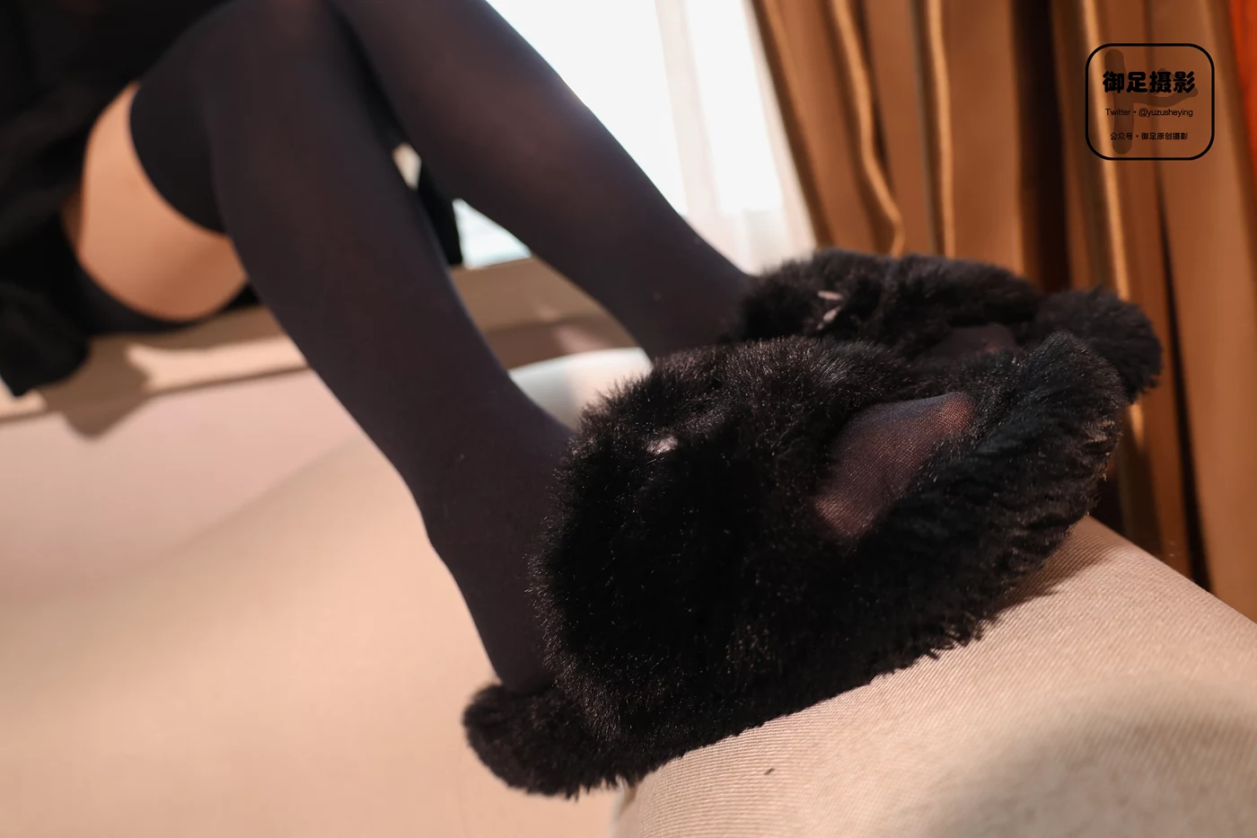图片[27]-御足摄影 NO.009 – 黑丝裸足[100P] – 速更版-美库