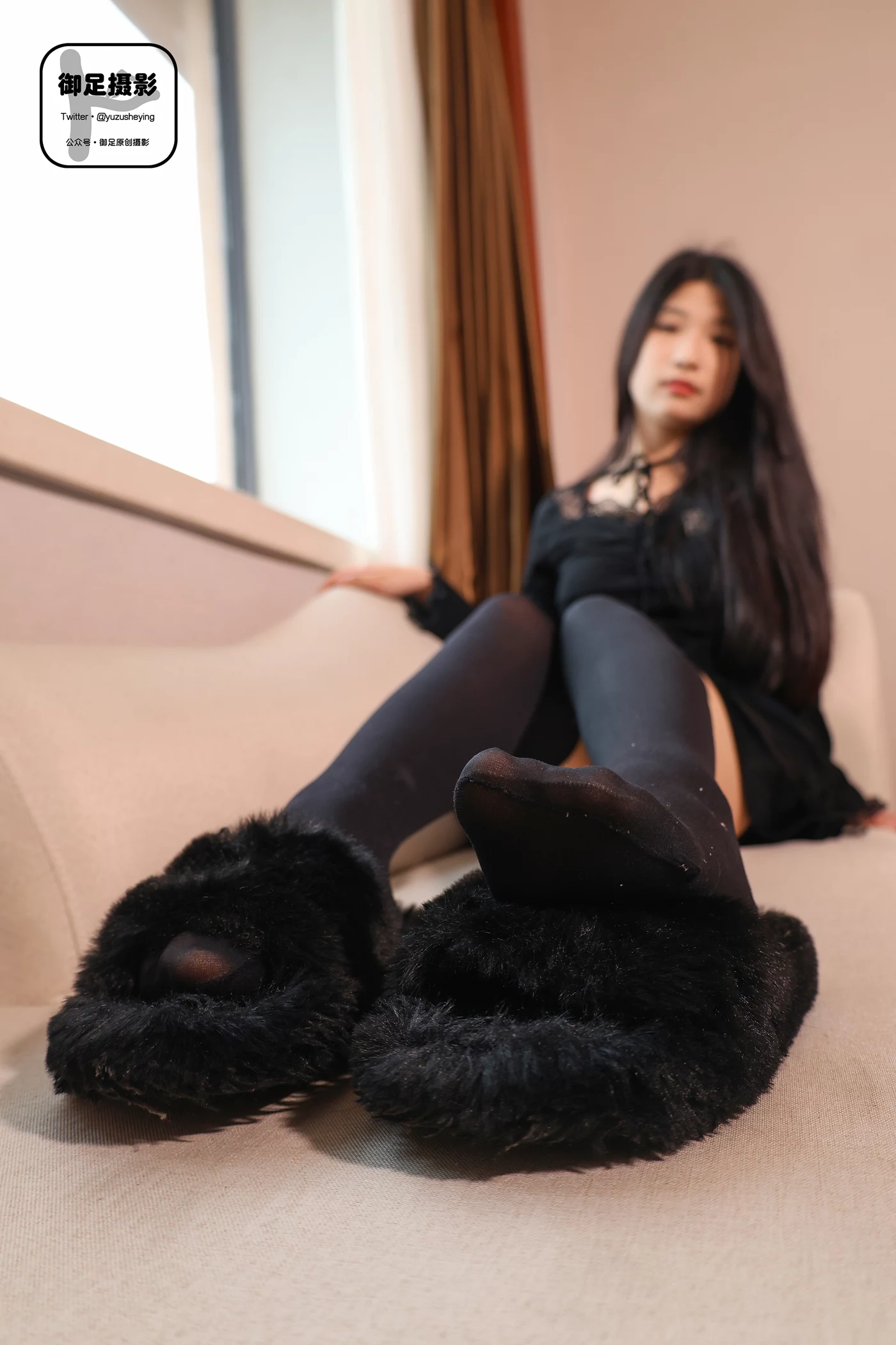 图片[33]-御足摄影 NO.009 – 黑丝裸足[100P] – 速更版-美库